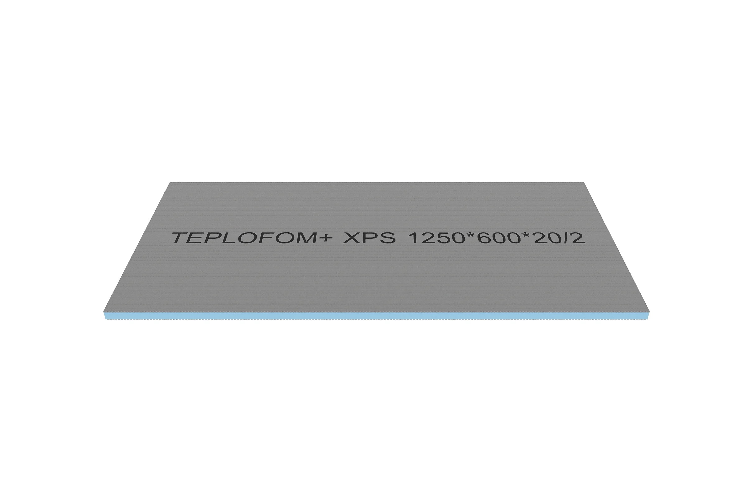 Теплоизоляционная панель Teplofom+ 1250x600x20мм 20XPS-02short