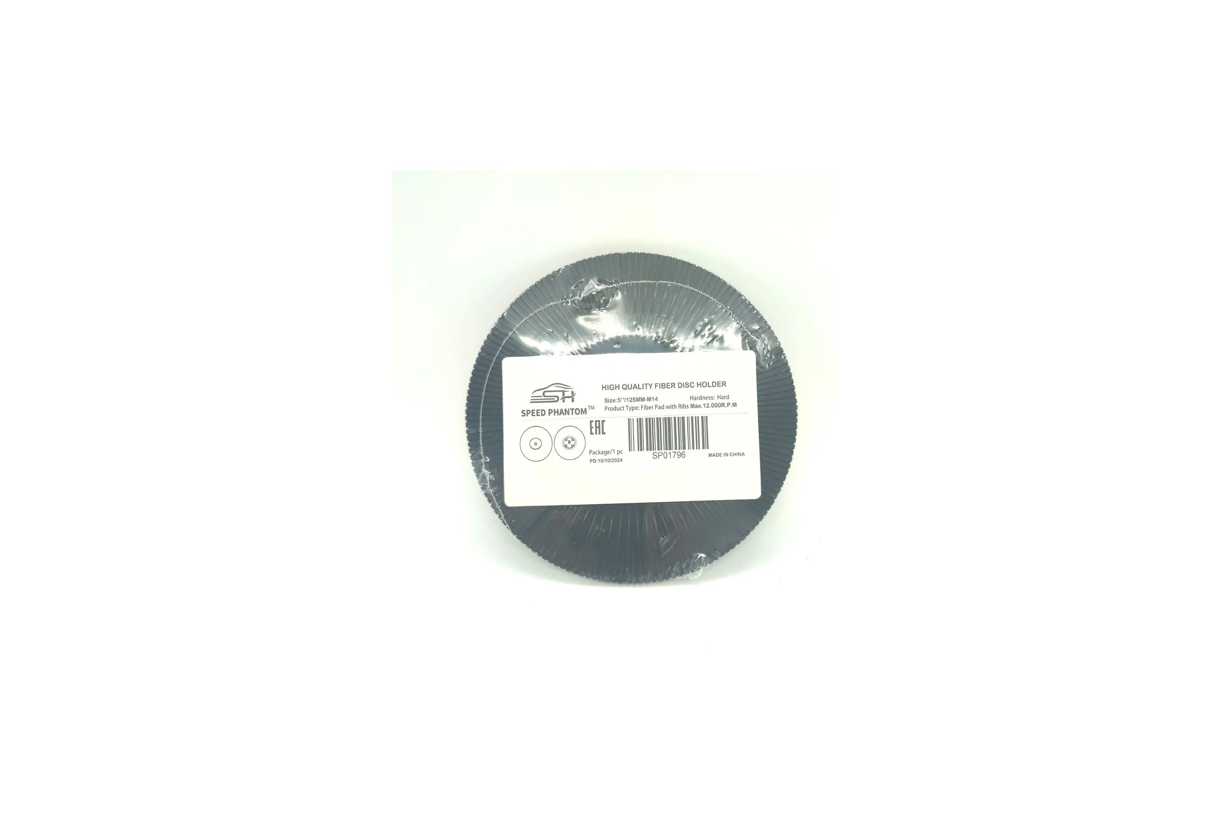 Опора для фибровых дисков жесткая с тонкими рёбрами Speed Phantom 125мм, M14 SP01796