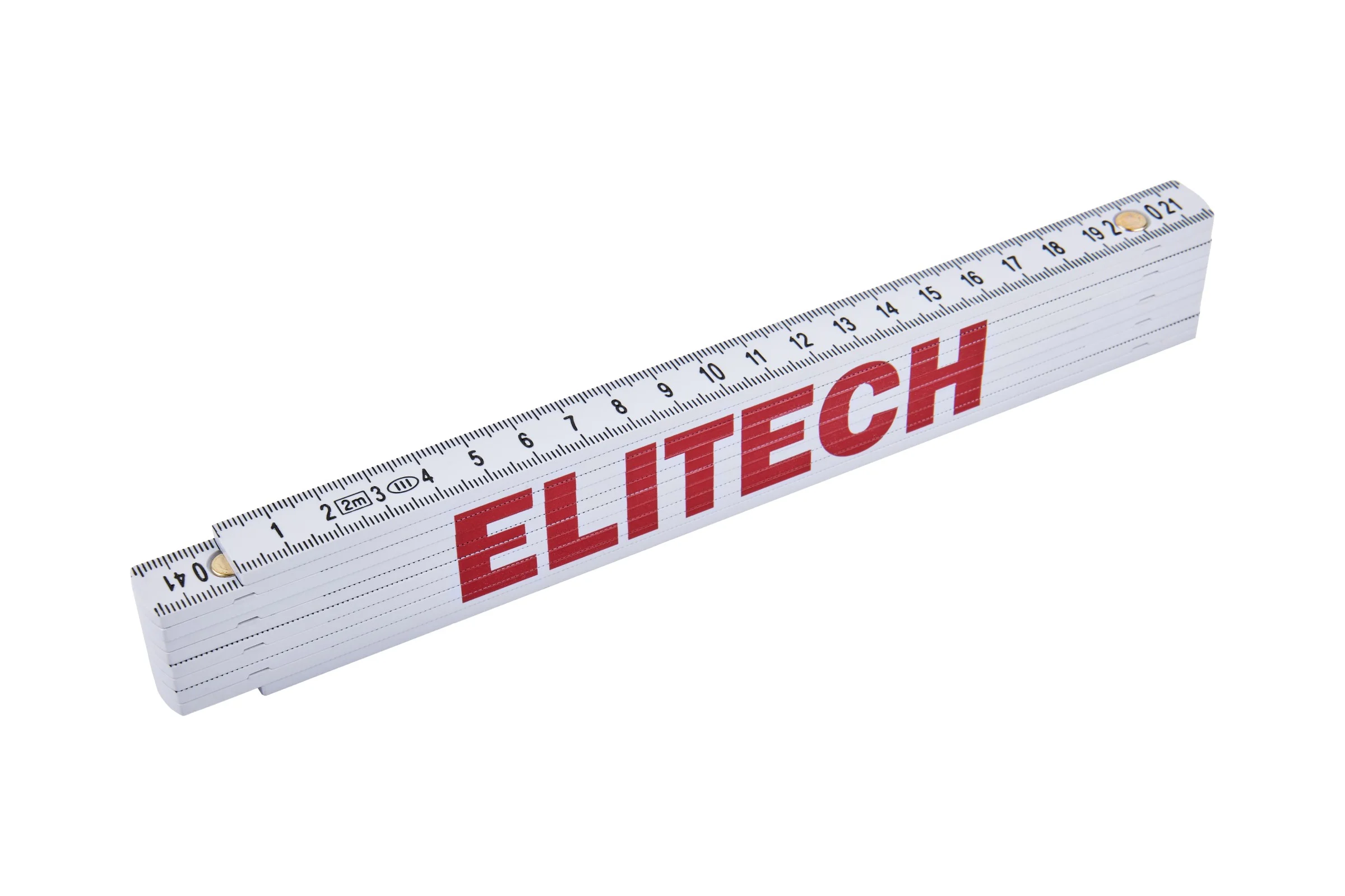 Метр складной пластиковый Elitech 200см 330201 207205