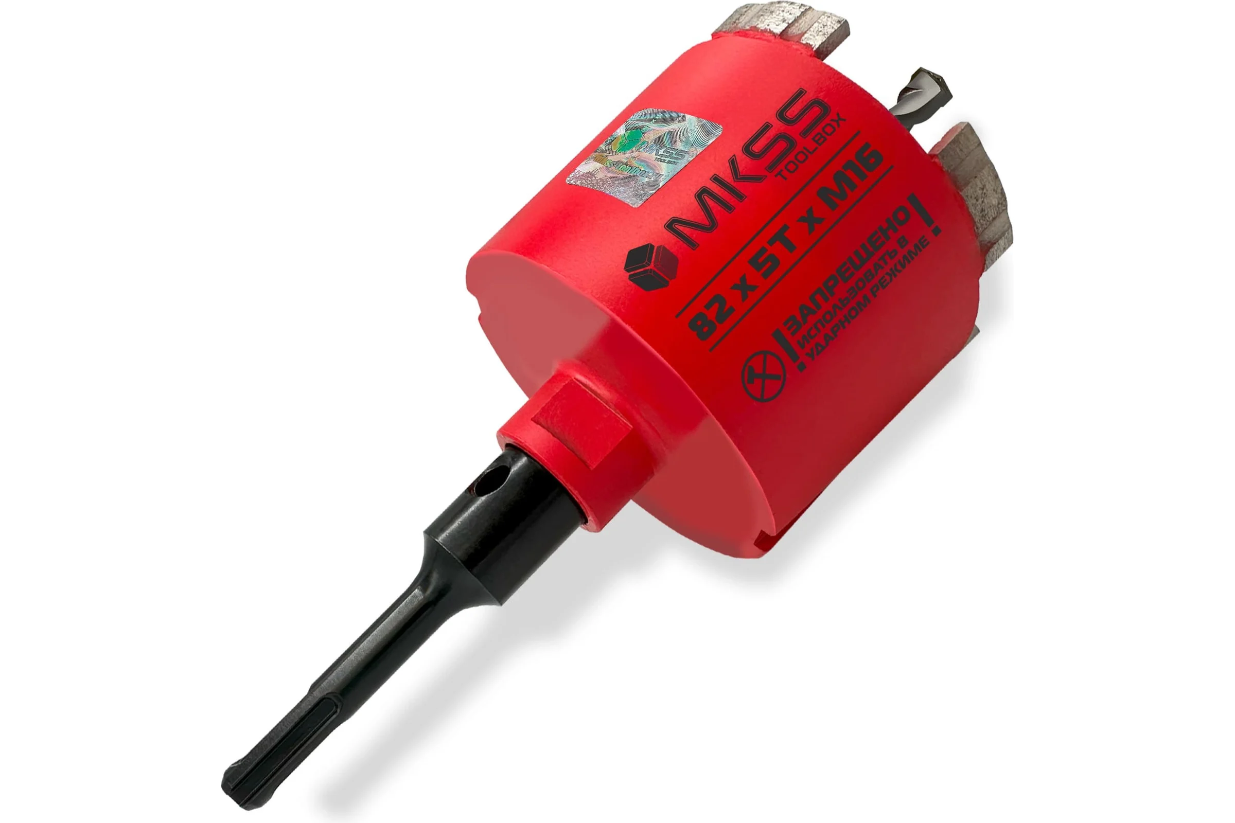 Коронка алмазная безударная по арм. бетону MKSS Toolbox SS2002 Reinforced 82x5TxM16/SDS plus SS20020082
