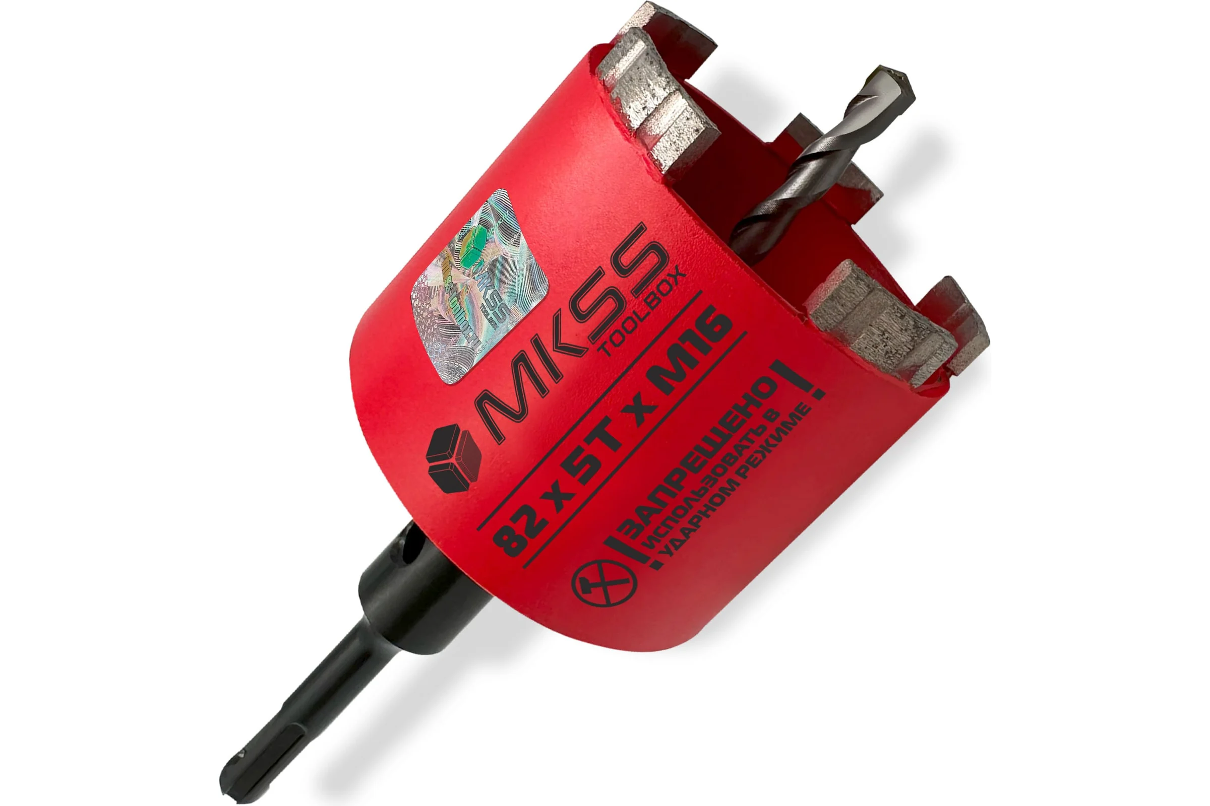 Коронка алмазная безударная по арм. бетону MKSS Toolbox SS2002 Reinforced 82x5TxM16/SDS plus SS20020082