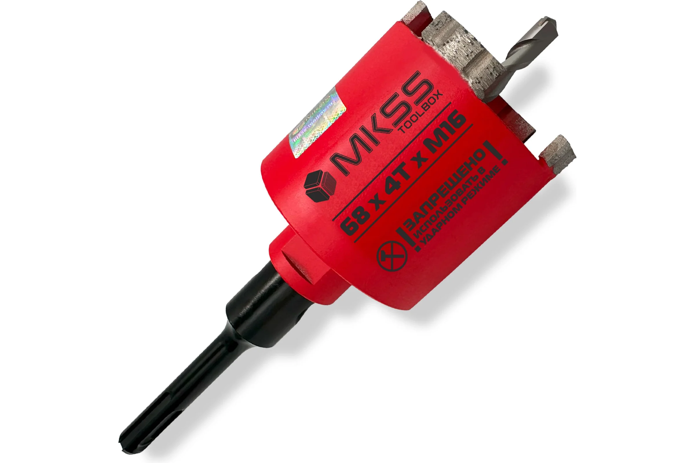 Коронка алмазная безударная по арм. бетону MKSS Toolbox SS2002 Reinforced 68x4TxM16/SDS plus SS20020068