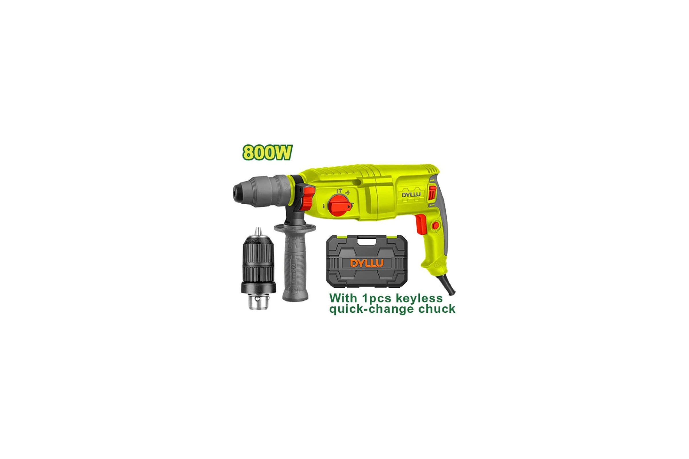 Перфоратор DYLLU 800Вт DTRH1D26