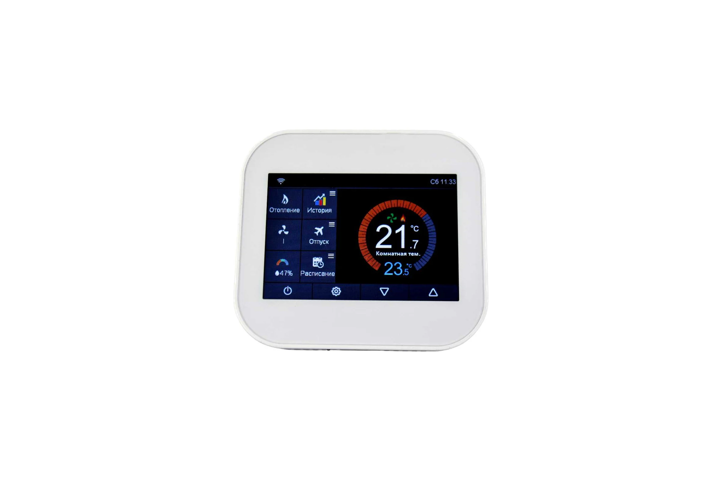 Термостат DFDESIGN DF-MC6-FGC1 (24V, управление 0-10V, Wifi, белый) 5678000000006