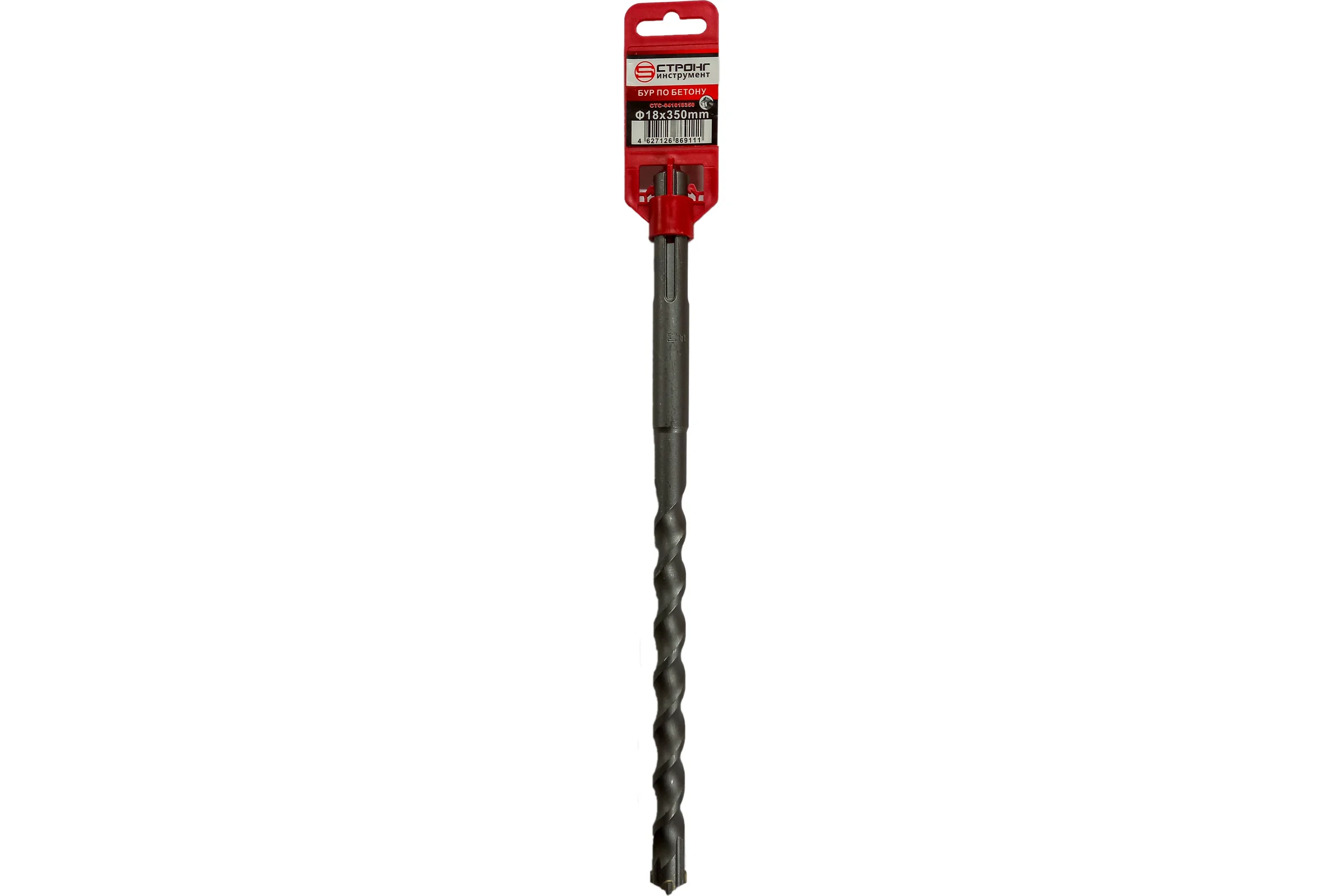 Бур SDS-Max по бетону для перфоратора квадро А 18x350 мм Strong СTC-041018350