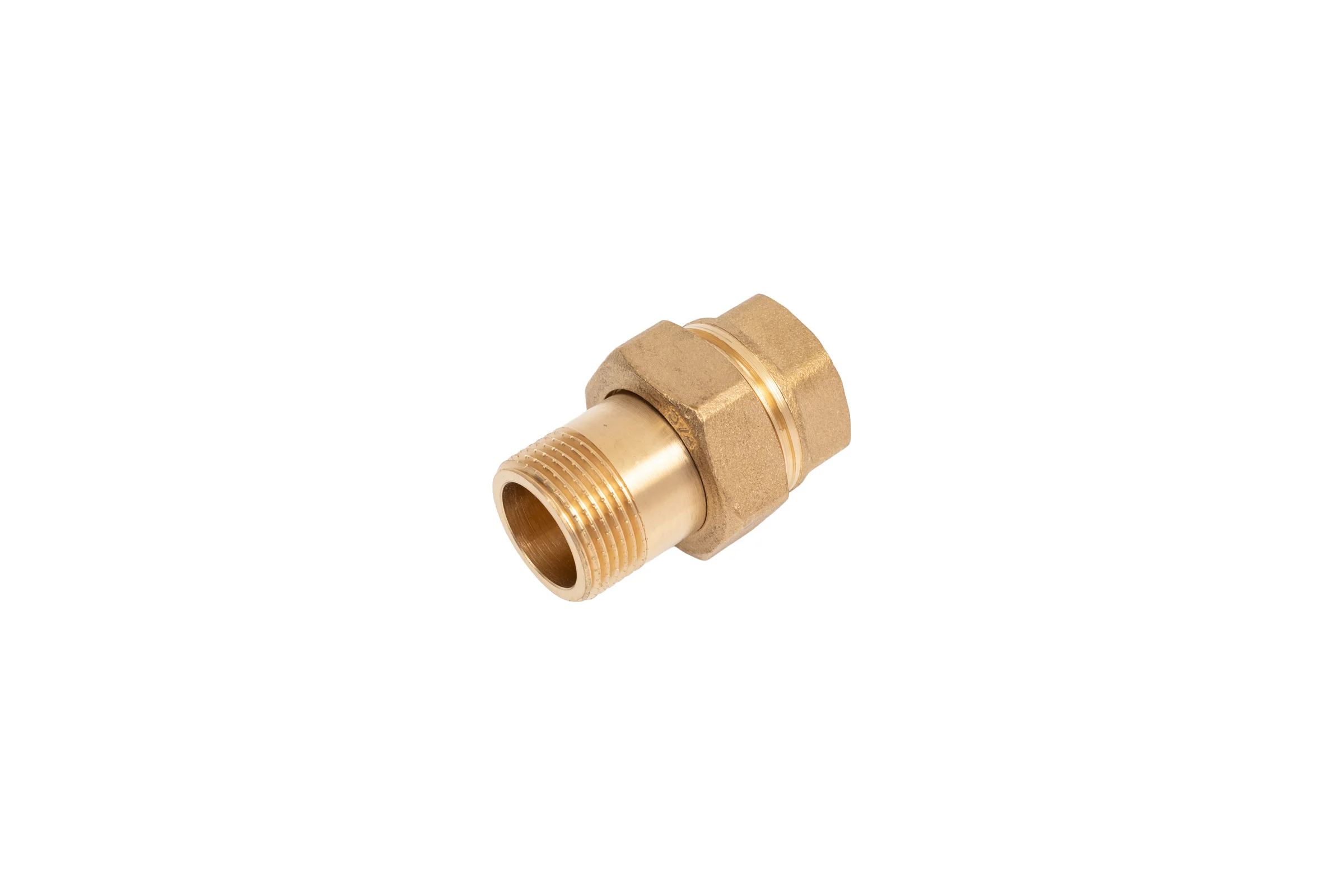 Американка прямая Gappo латунная, ВР-НР 3/4" G1226.05