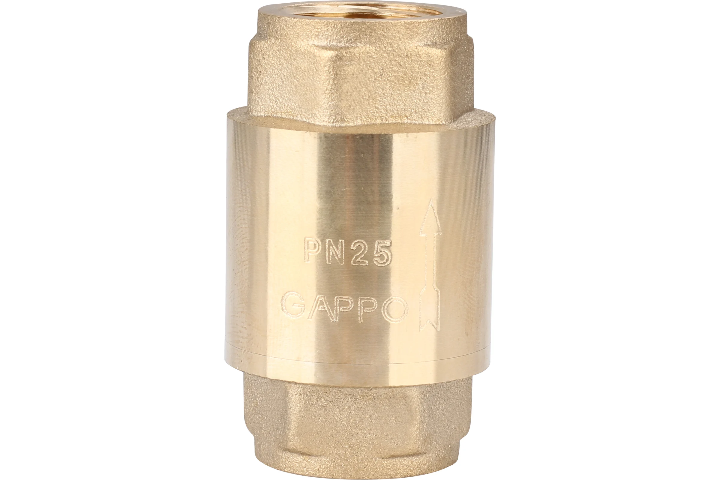 Клапан обратный Gappo ВР-ВР, пружинный, с латунным седлом 1 1/4" G1241.07