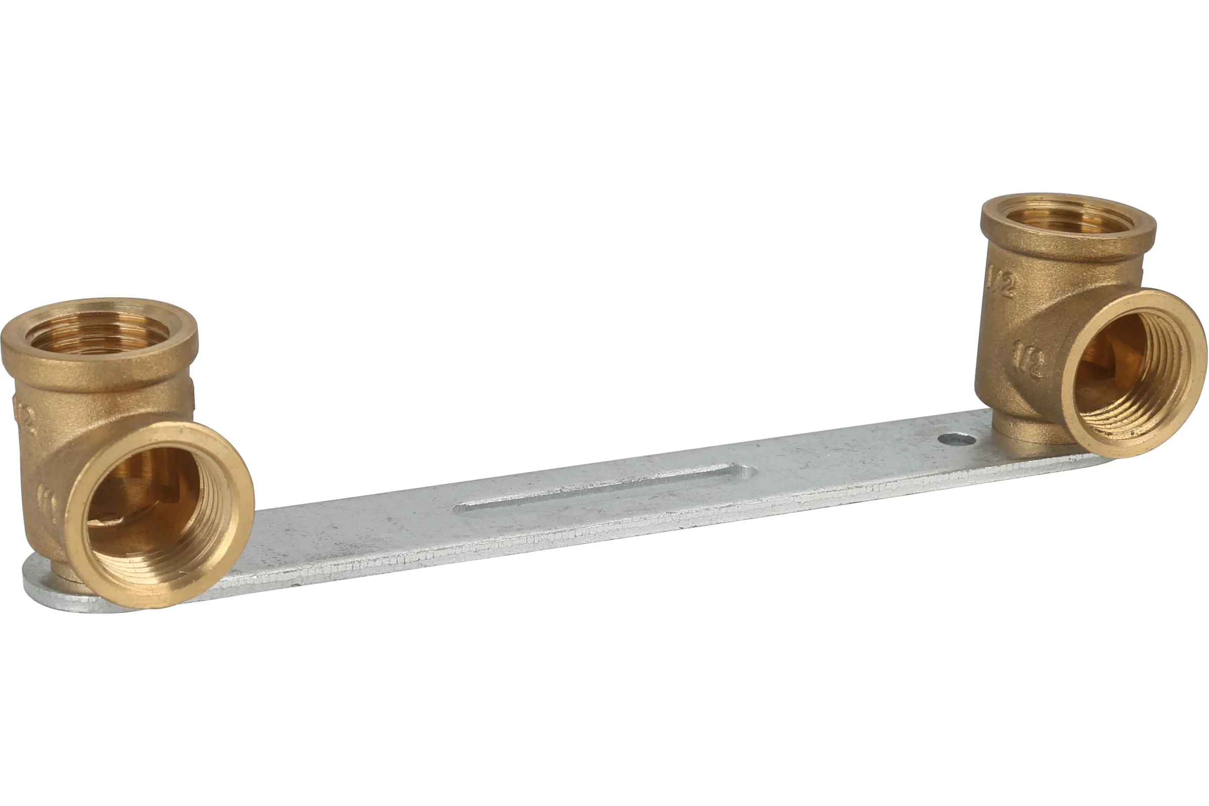 Планка установочная для смесителя Gappo ВР-ВР, латунная 1/2" х 1/2" G1235.0404