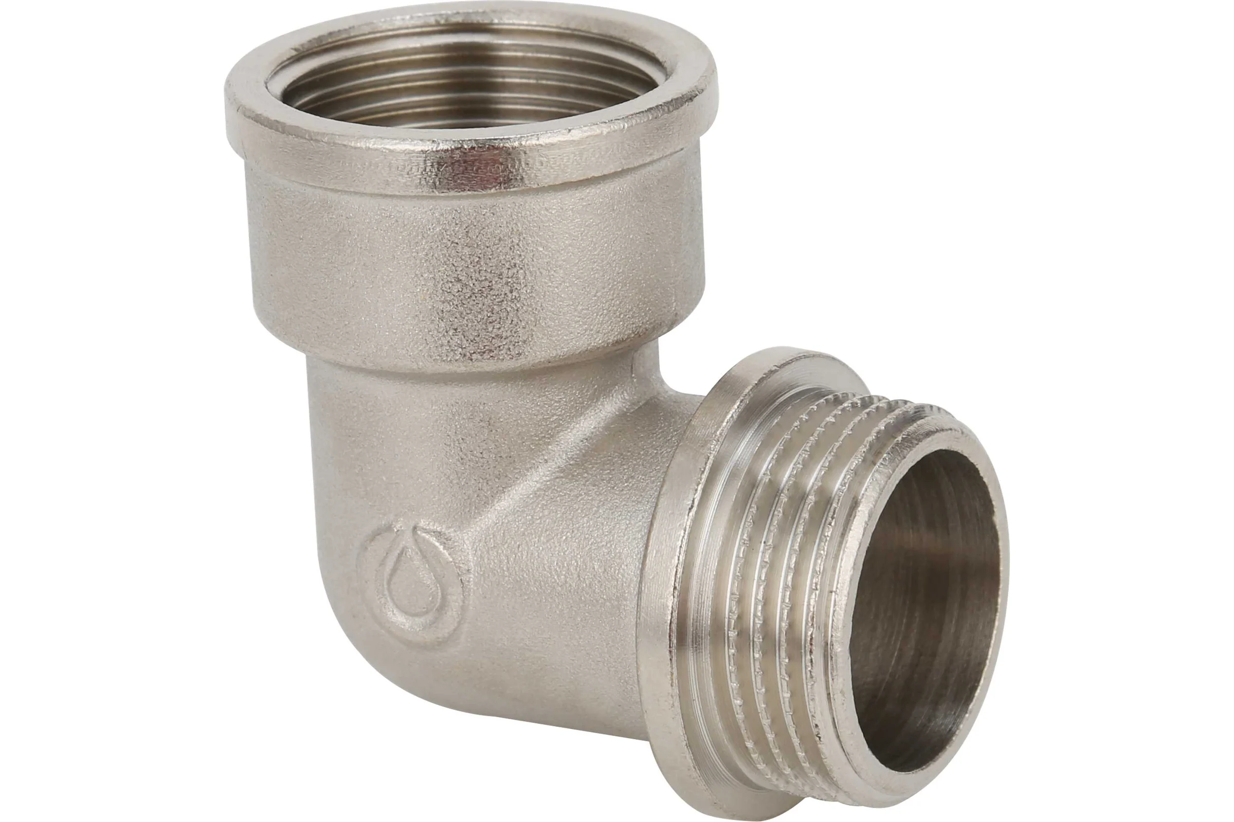 Угольник 90 ВР-НР, никелированный Gappo 3/4" (уп. из 10 шт.) G2207.05