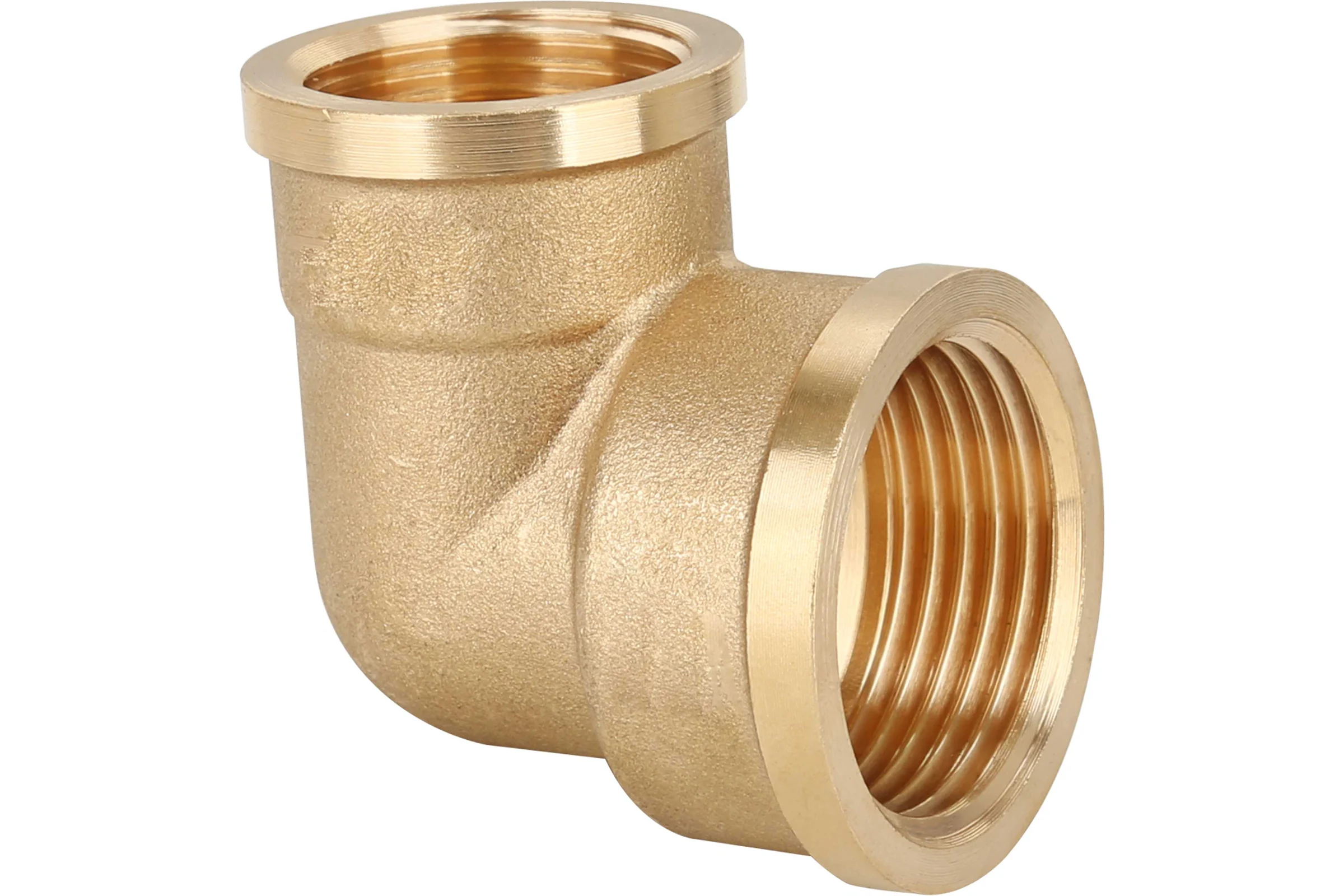 Угольник Gappo 90 гр, ВР-ВР, латунный, 3/4" х 1/2" G1206.0504