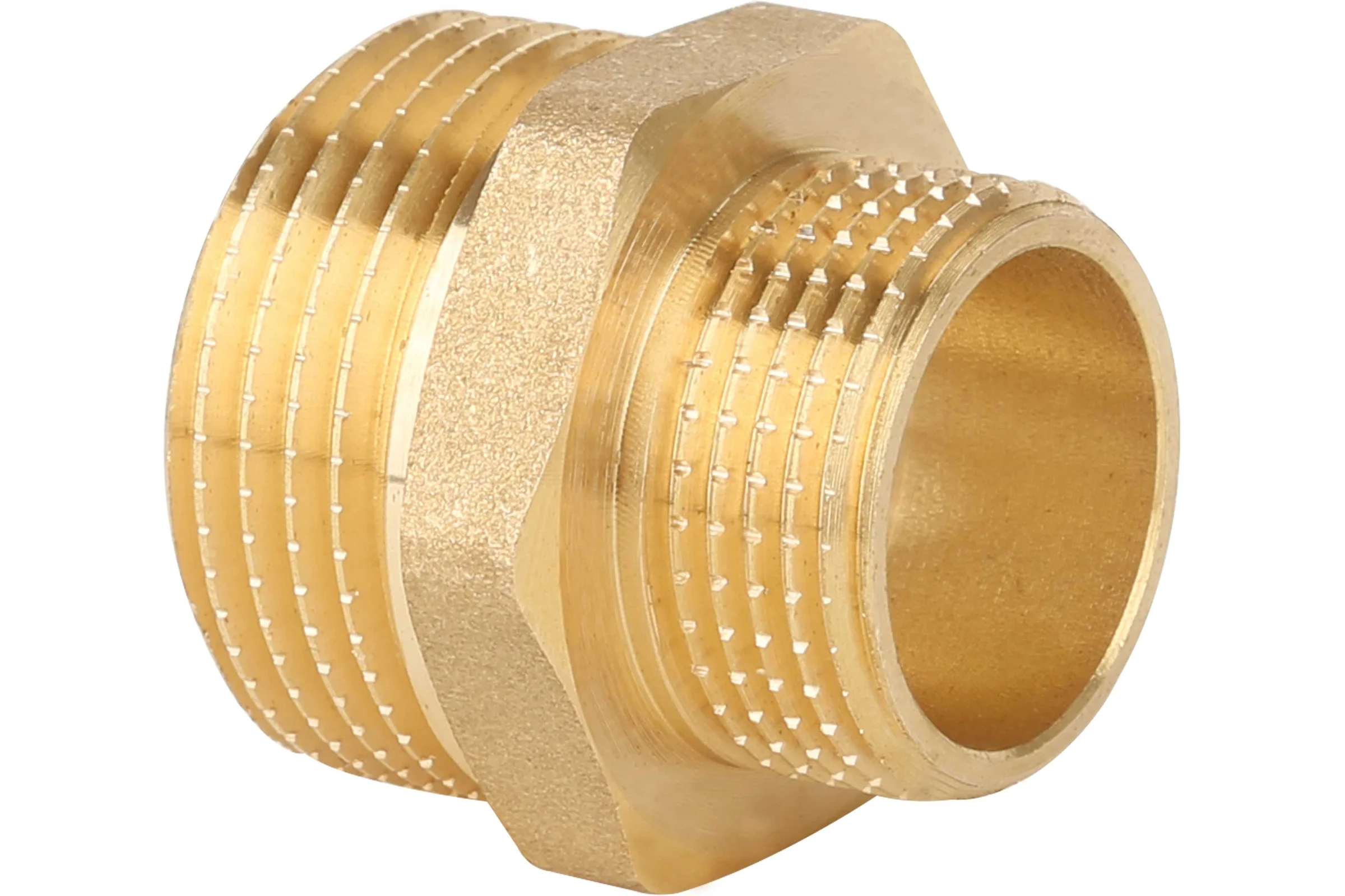 Ниппель переходной Gappo НР-НР, латунный, 2" х 3/4" G1205.0905