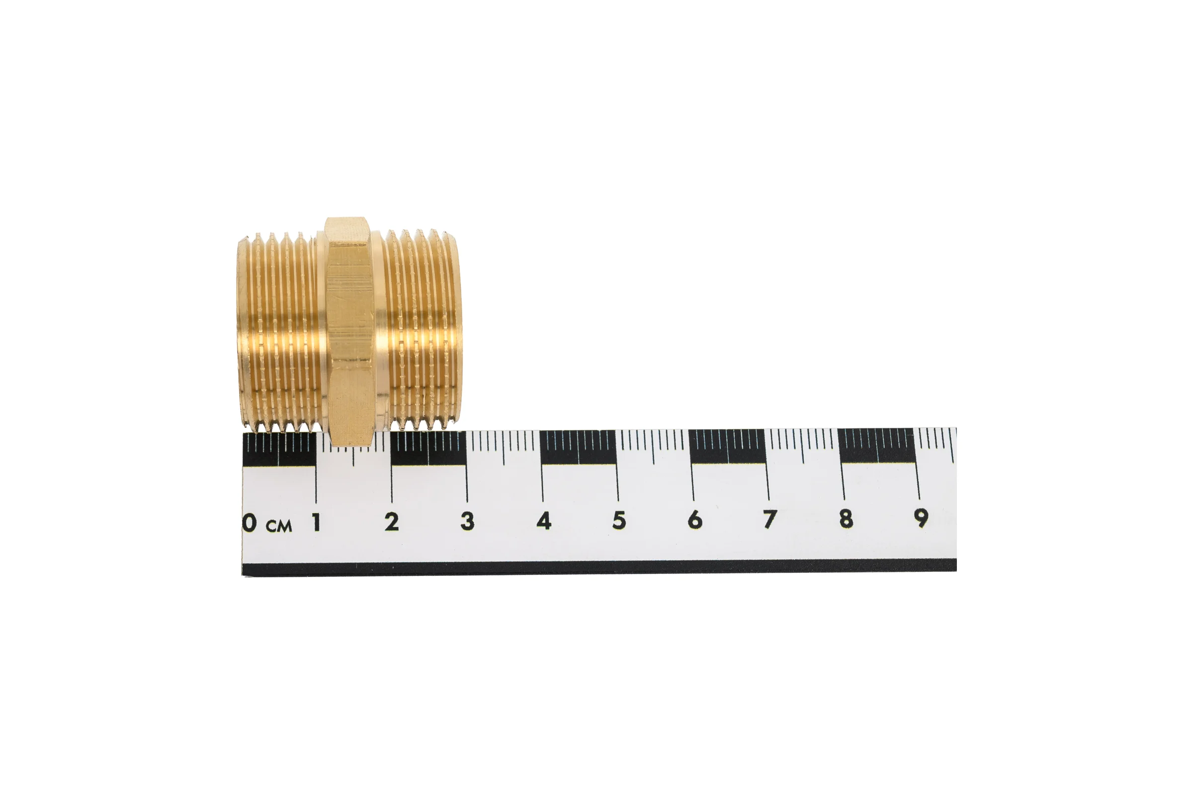 Ниппель НР-НР латунный Gappo 3/4" (уп. из 10 шт.) G1204.05
