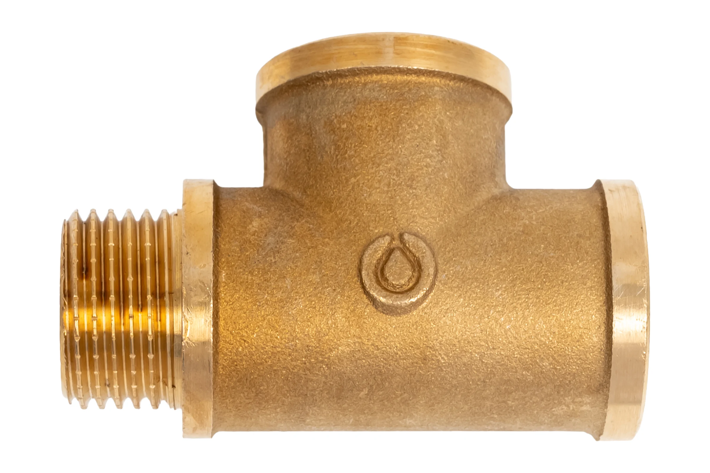 Тройник Gappo ВР-ВР-НР, латунный 1/2" G1214.04