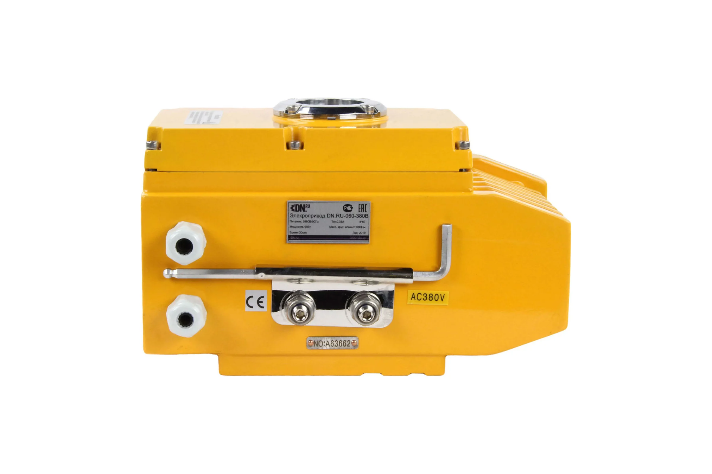 Четвертьоборотный электропривод DN.ru HARK QT2-N-060EM-O1-380VAC-У1 380В D300-08316