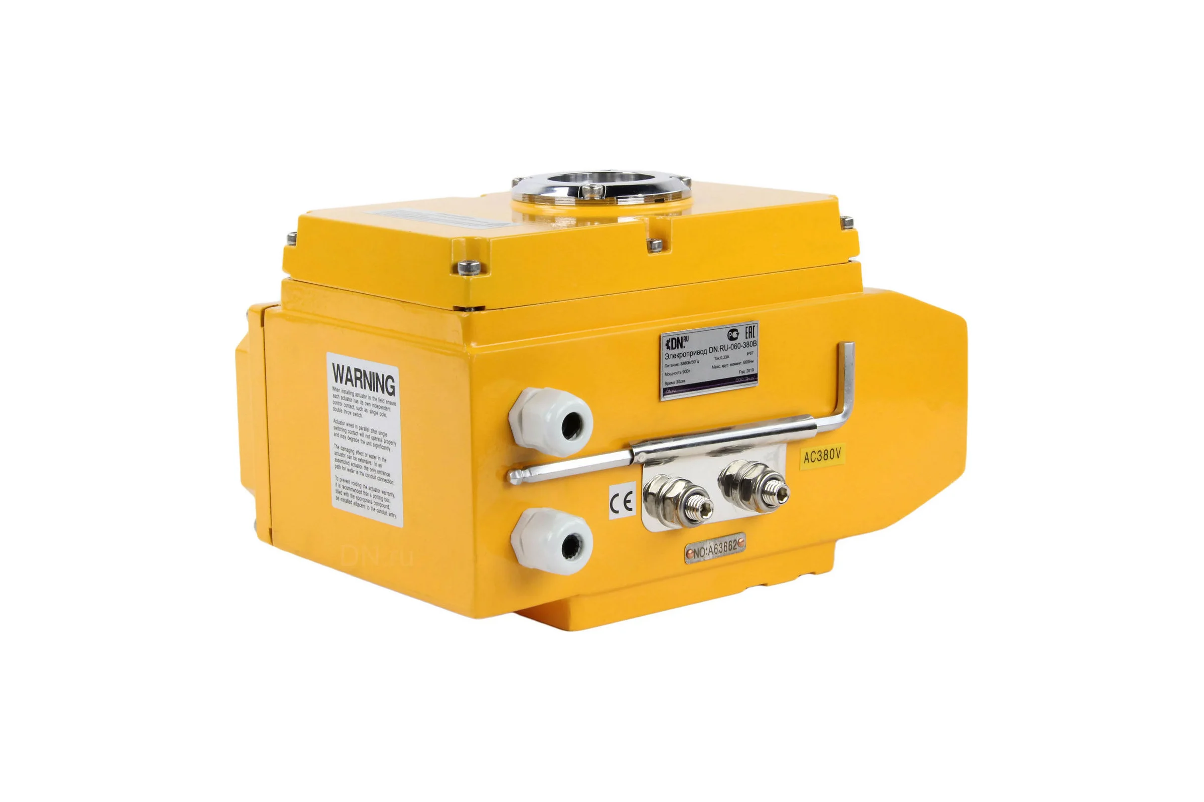 Четвертьоборотный электропривод DN.ru HARK QT2-N-020EM-O1-380VAC-У1 380В D300-08312
