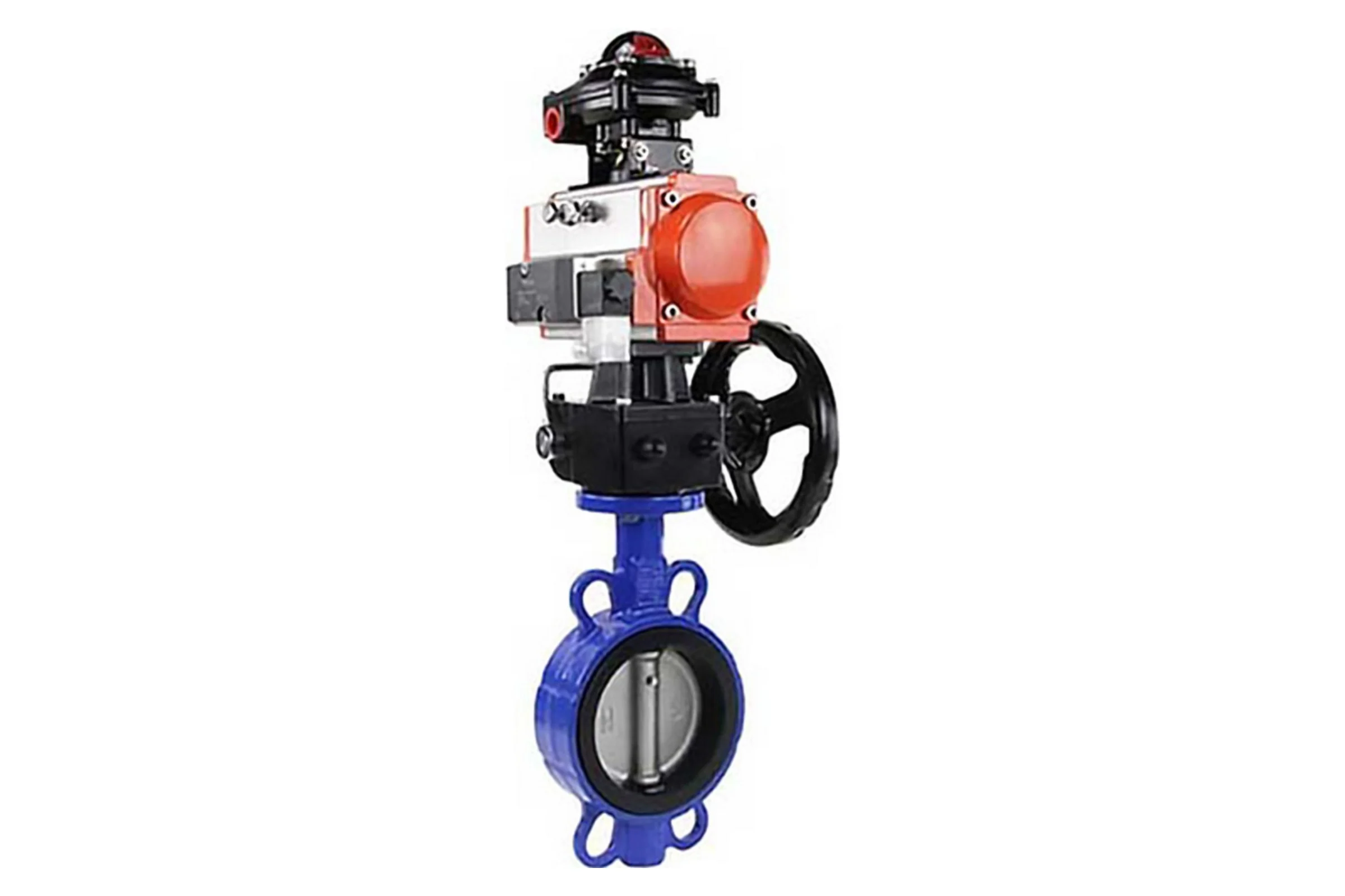 Затвор DN.ru (абразивные среды) QT450-316-EPDM Ду150 Ру16 пн.привод, пн.расп, дублёр, БКВ D050-57177