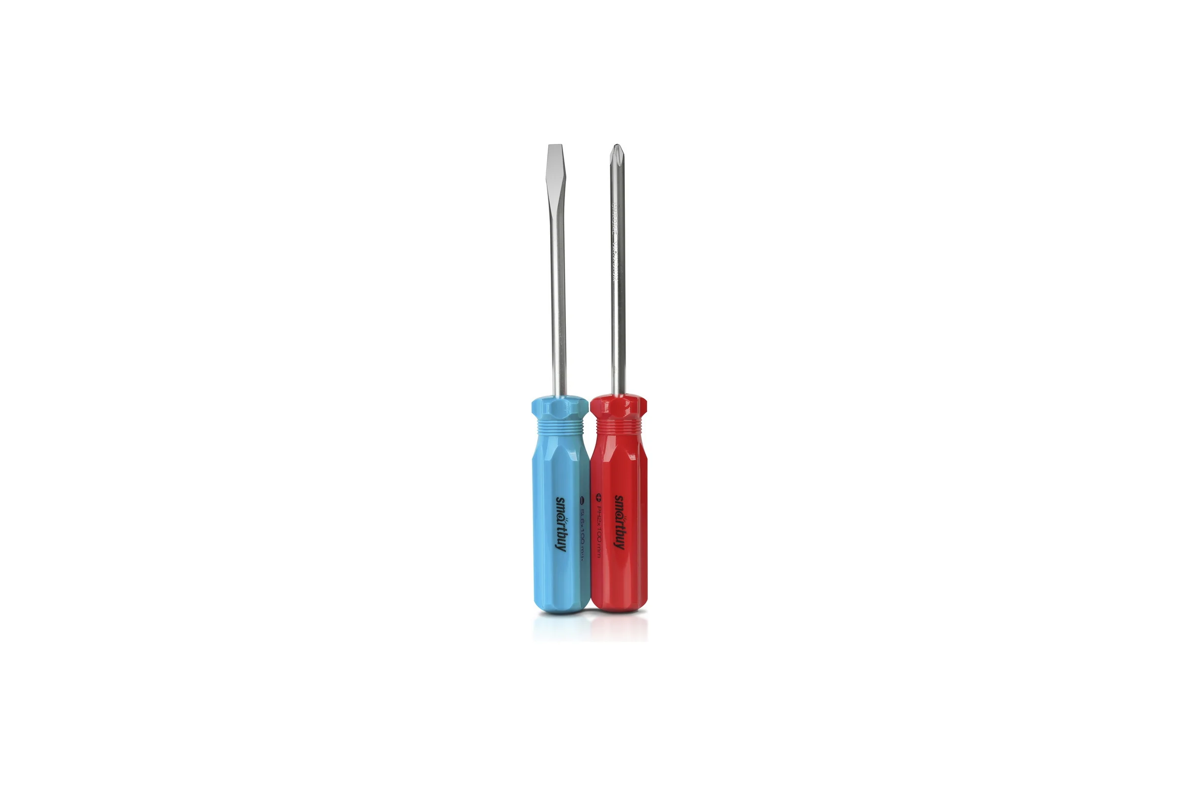 Набор отверток Smartbuy 2 шт, крестовые и шлицевые, CR-V SBT-SCN-2P1