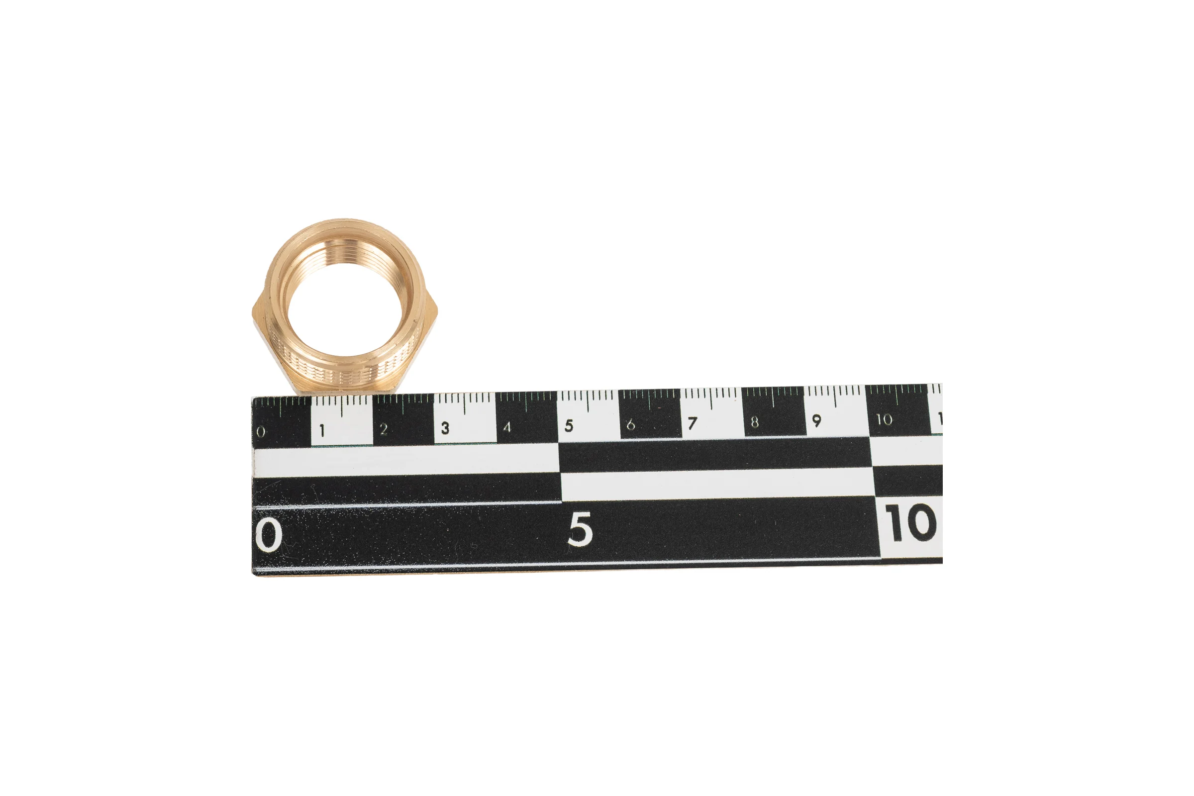 Футорка НР-ВР, латунная Gappo 3/4" х 1/2" упаковка 10шт (уп. из 10 шт.) G1219.0504