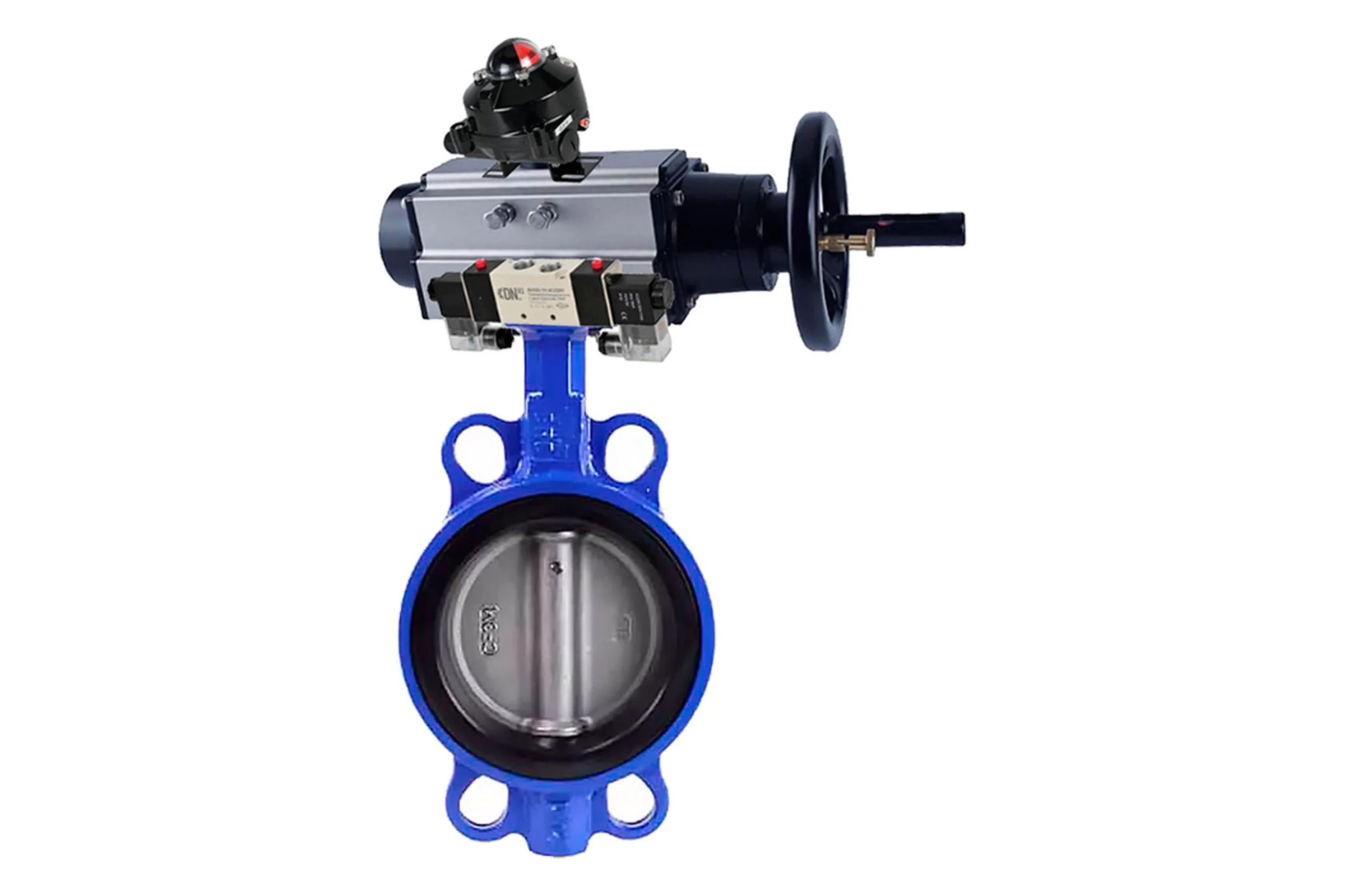 Затвор DN.ru (абразивные среды) QT450-316-EPDM-2W-Fb Ду125 Ру16 пн.привод, пн.расп, БКВ D050-64946