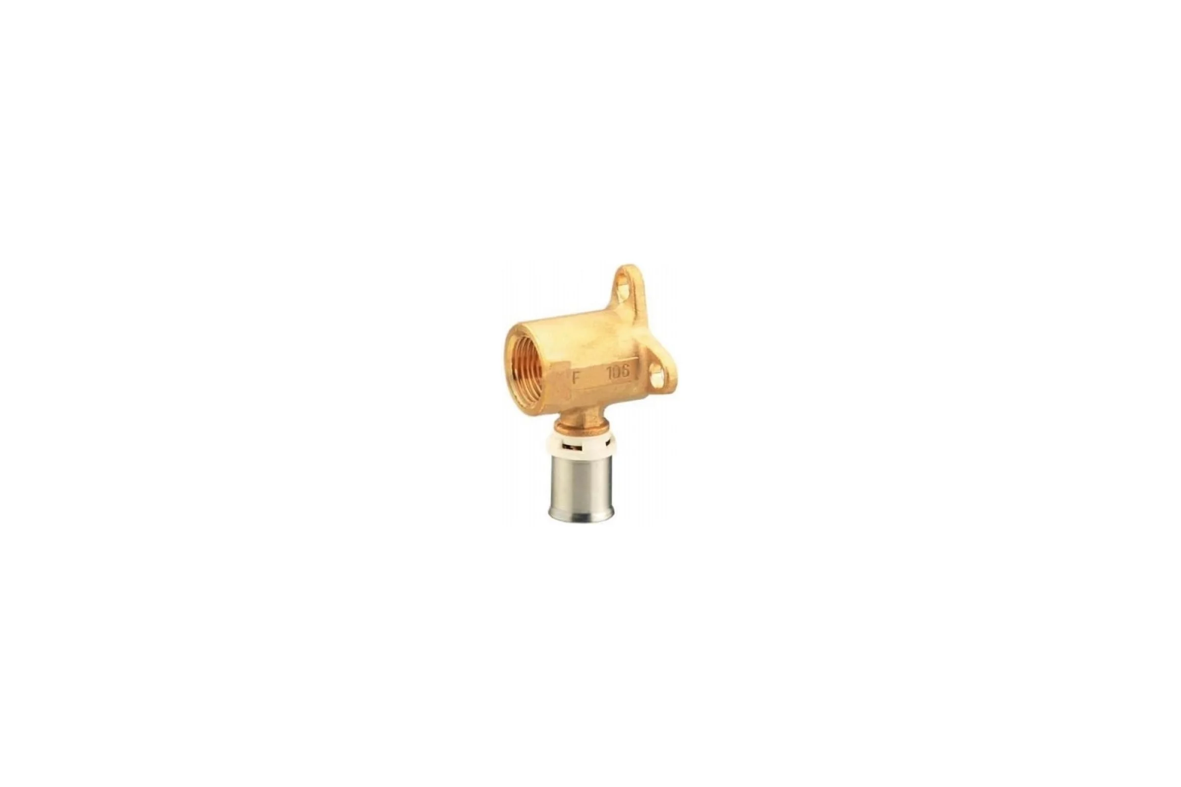 Настенная водорозетка Frankische 90 градусов, короткая, alpex-duo, 20x2-1/2 ВР 8292072001