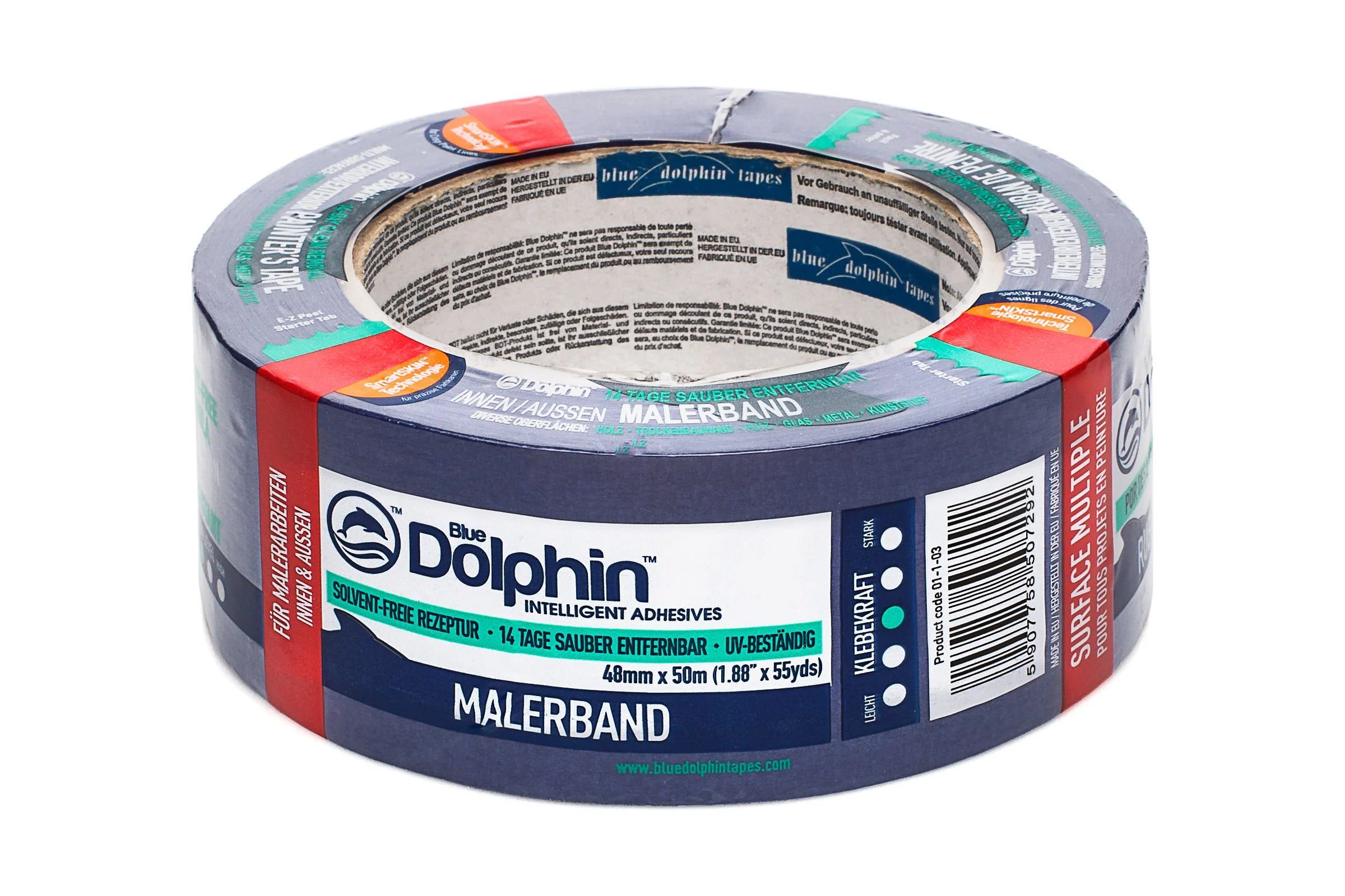 Малярная лента Blue Dolphin Painters Tape 48мм х 50м 01-1-03-EN SBL BDN