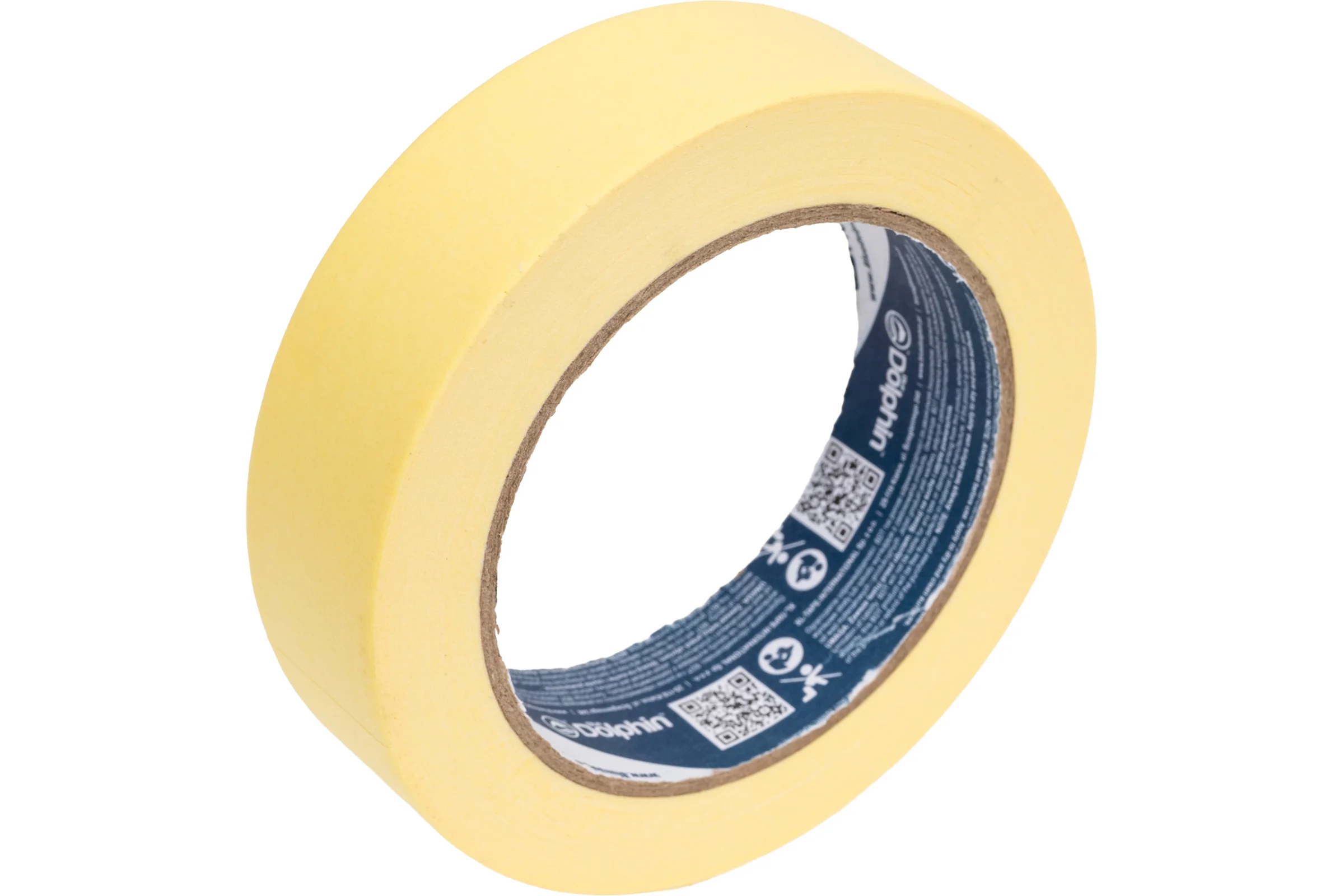 Многофункциональная малярная лента Blue Dolphin Masking Tape желтая 30мм х 50м 01-7-13 ST627