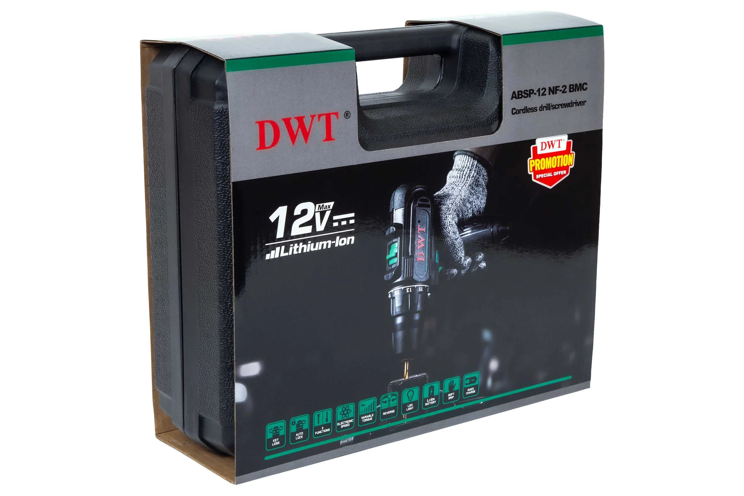 Аккумуляторная дрель-шуруповерт DWT ABSP-12 NF-2 BMC