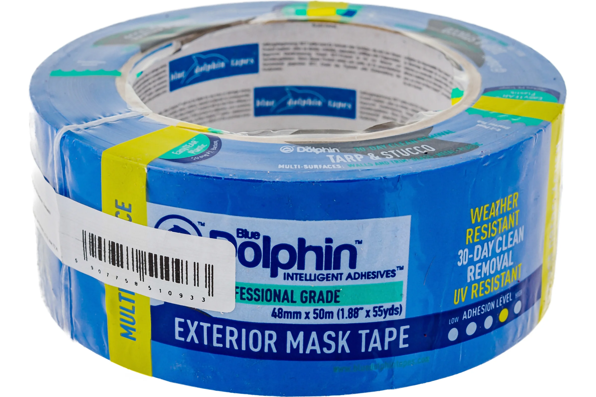 Малярная лента Blue Dolphin Exterior Tape Blue 48 мм, 50 м 02-3-01-EN BDN