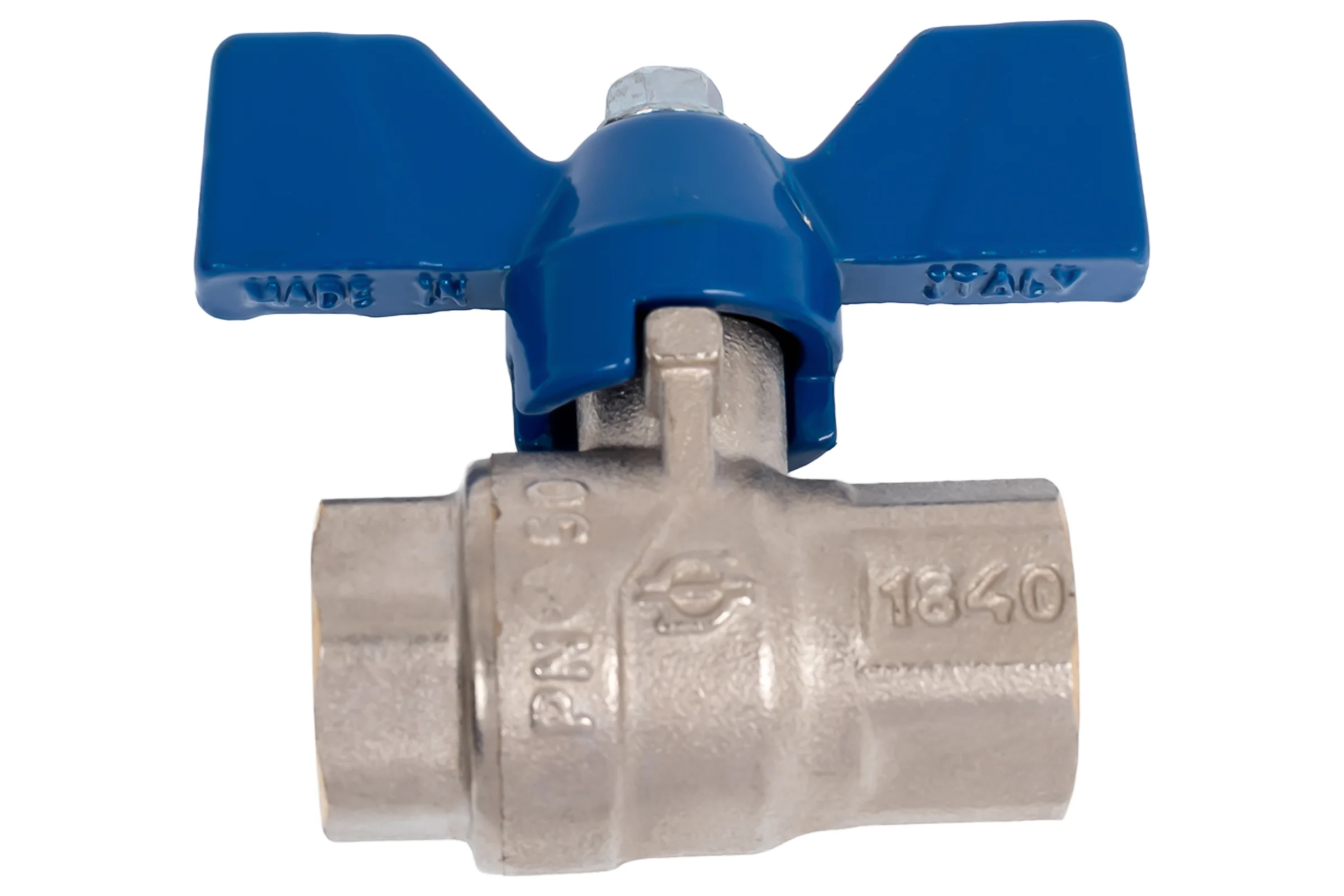 Кран шаровой FIV 1/4" г/г, бабочка 80001015