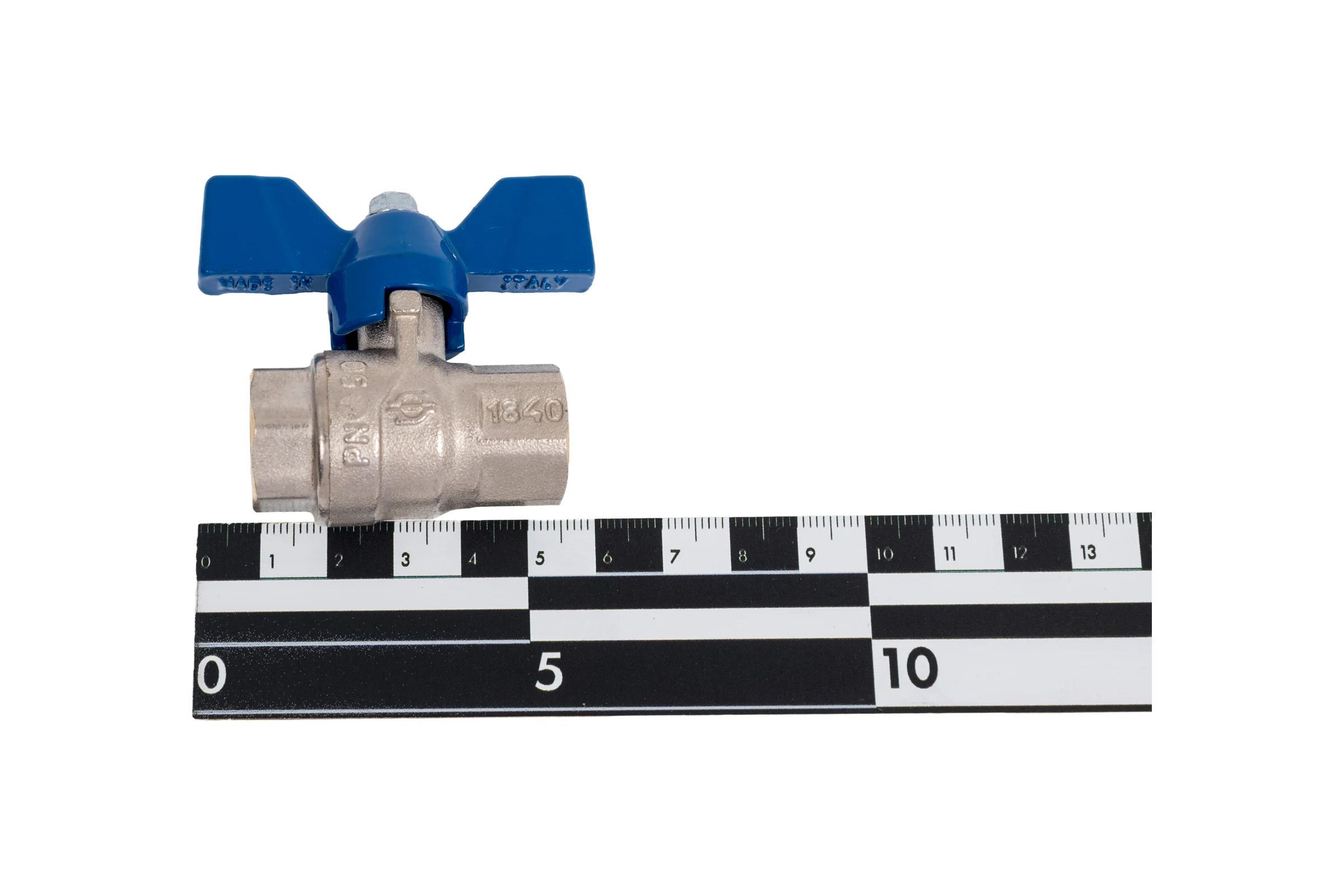 Кран шаровой FIV 1/4" г/г, бабочка 80001015