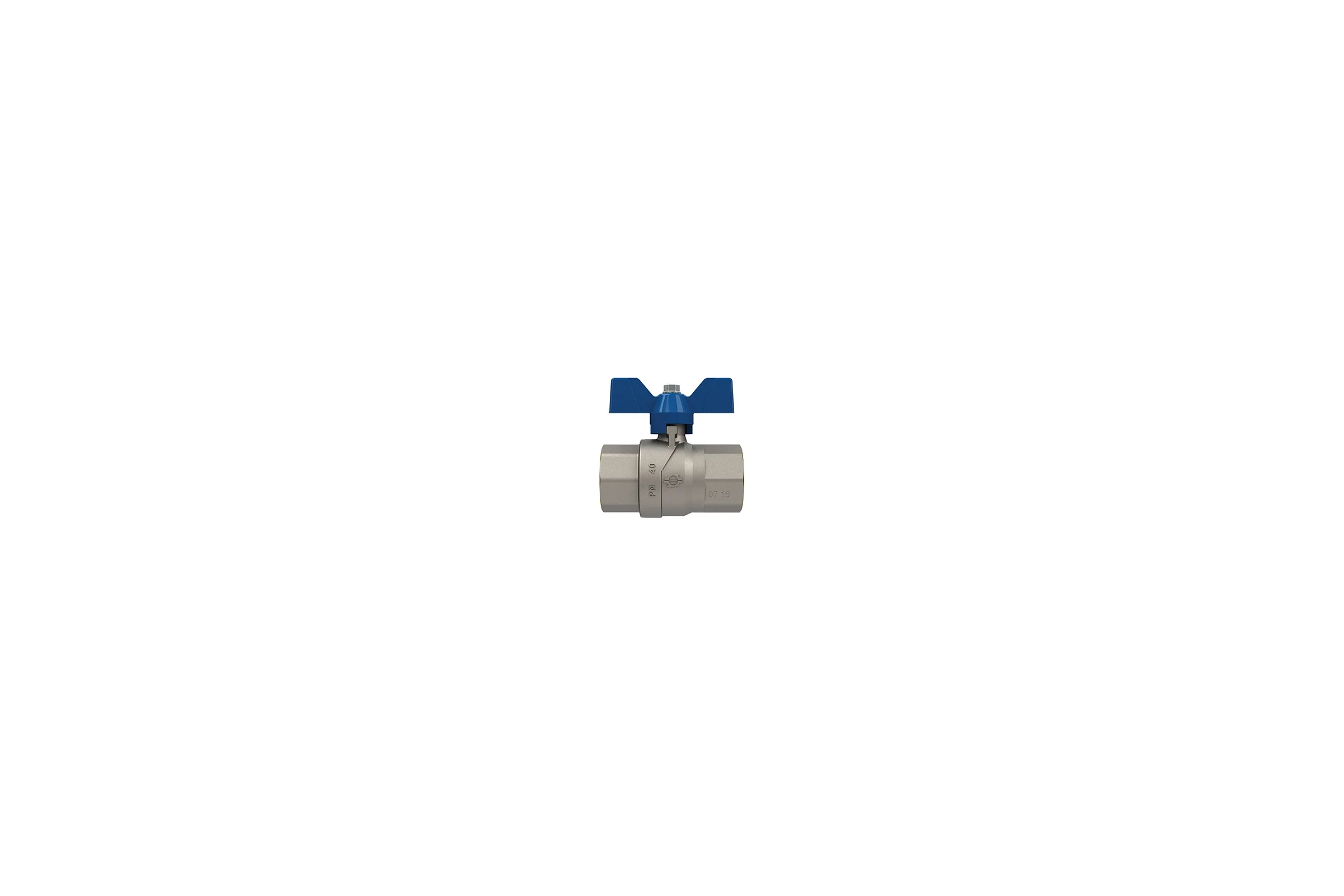 Кран шаровой FIV 3/8 г/г, бабочка 80001039