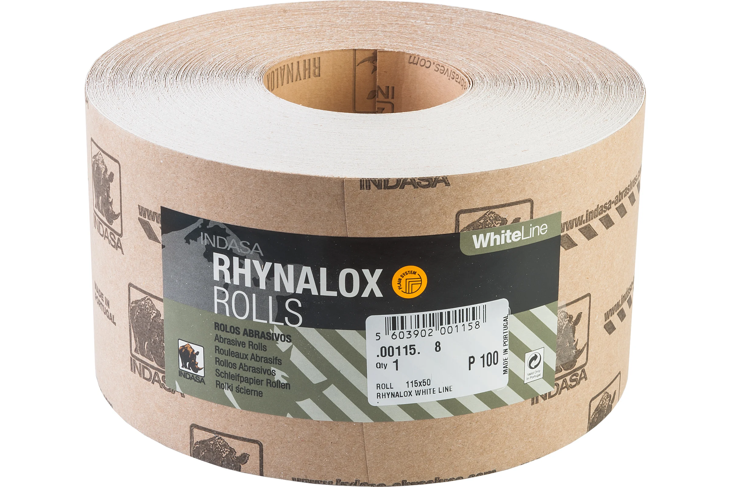 Рулон RHYNALOX (115 мм; 50 м; Р100) INDASA 00115
