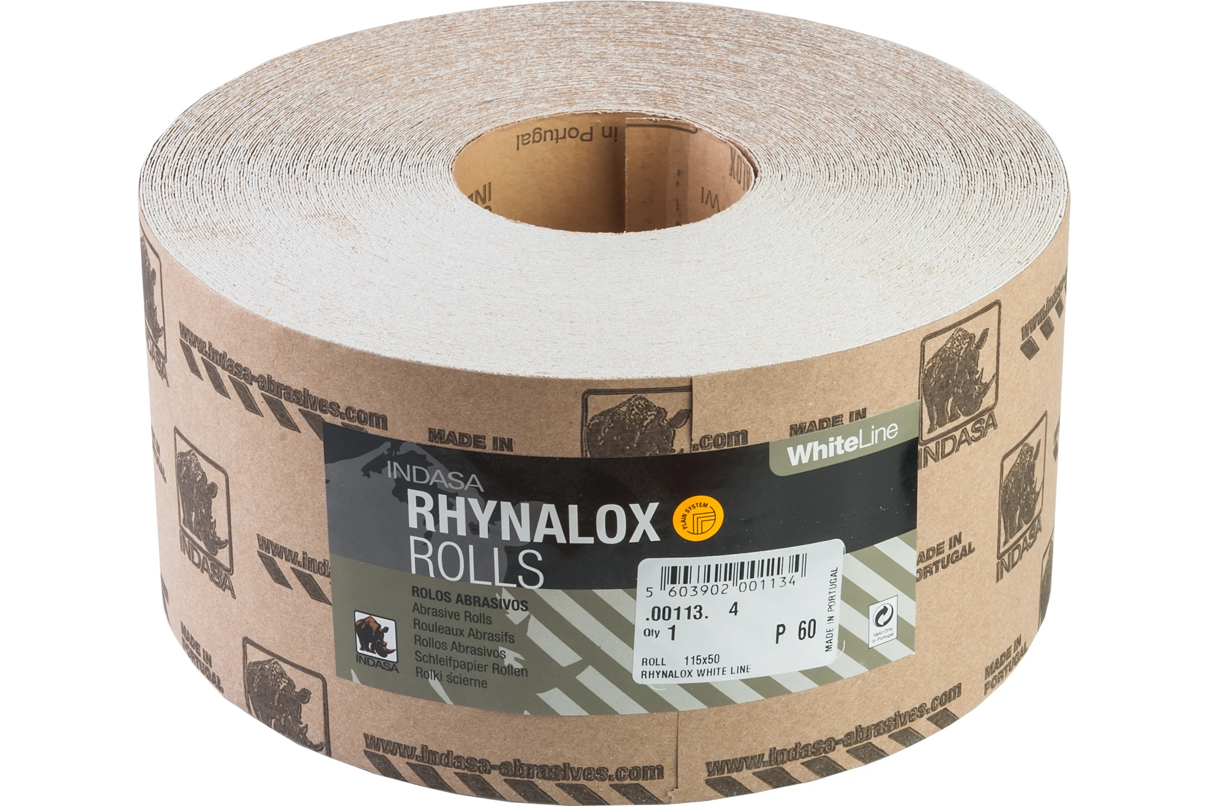 Рулон RHYNALOX (115 мм; 50 м; Р60) INDASA 00113