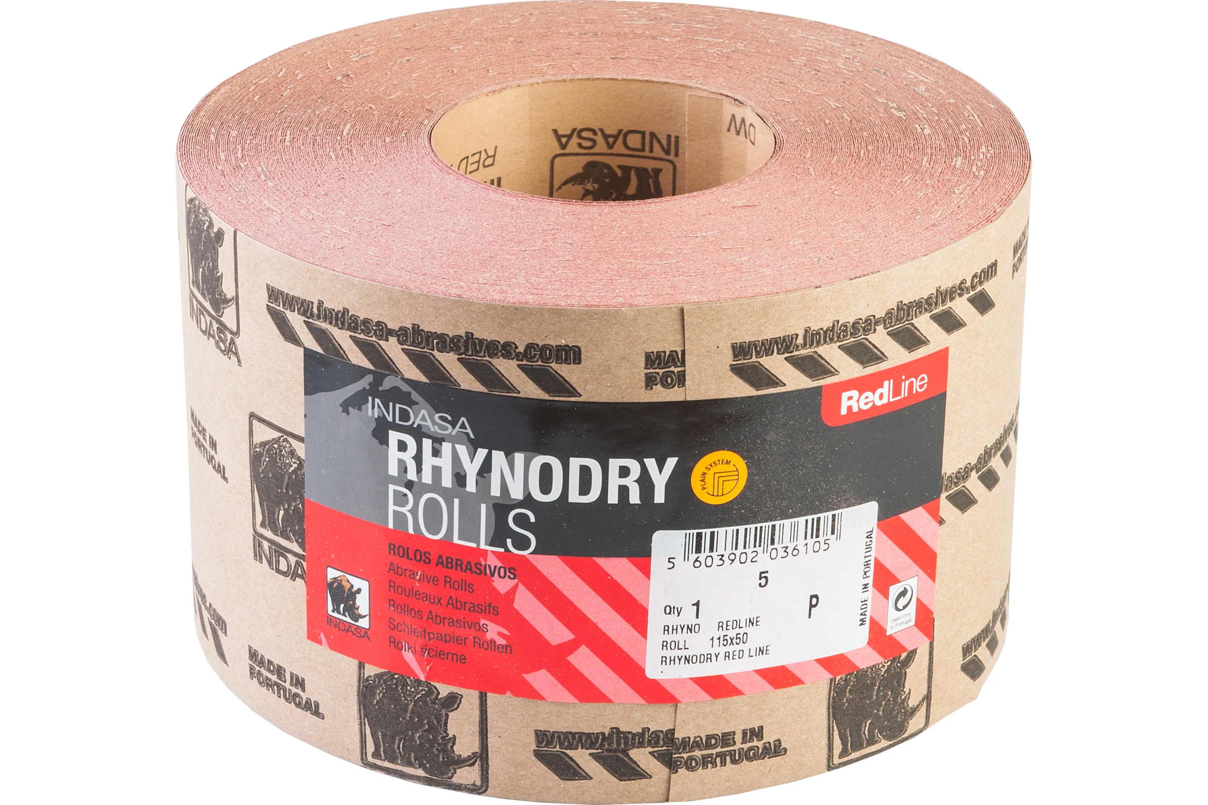 Рулон RHYNODRY (115 мм; 50 м; Р100) INDASA 03609