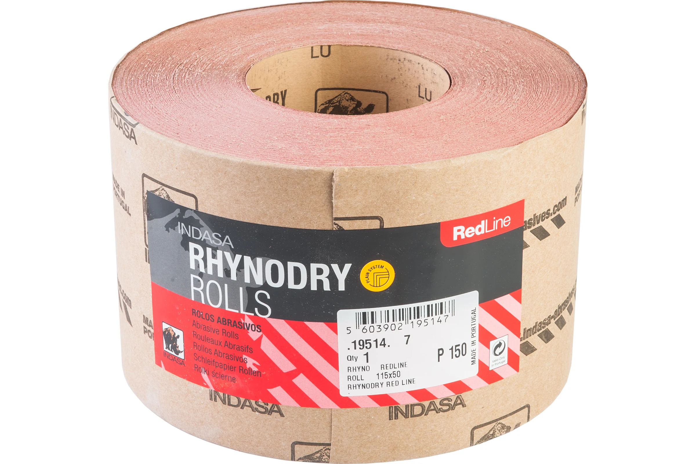 Рулон RHYNODRY (115 мм; 50 м; Р150) INDASA 19514