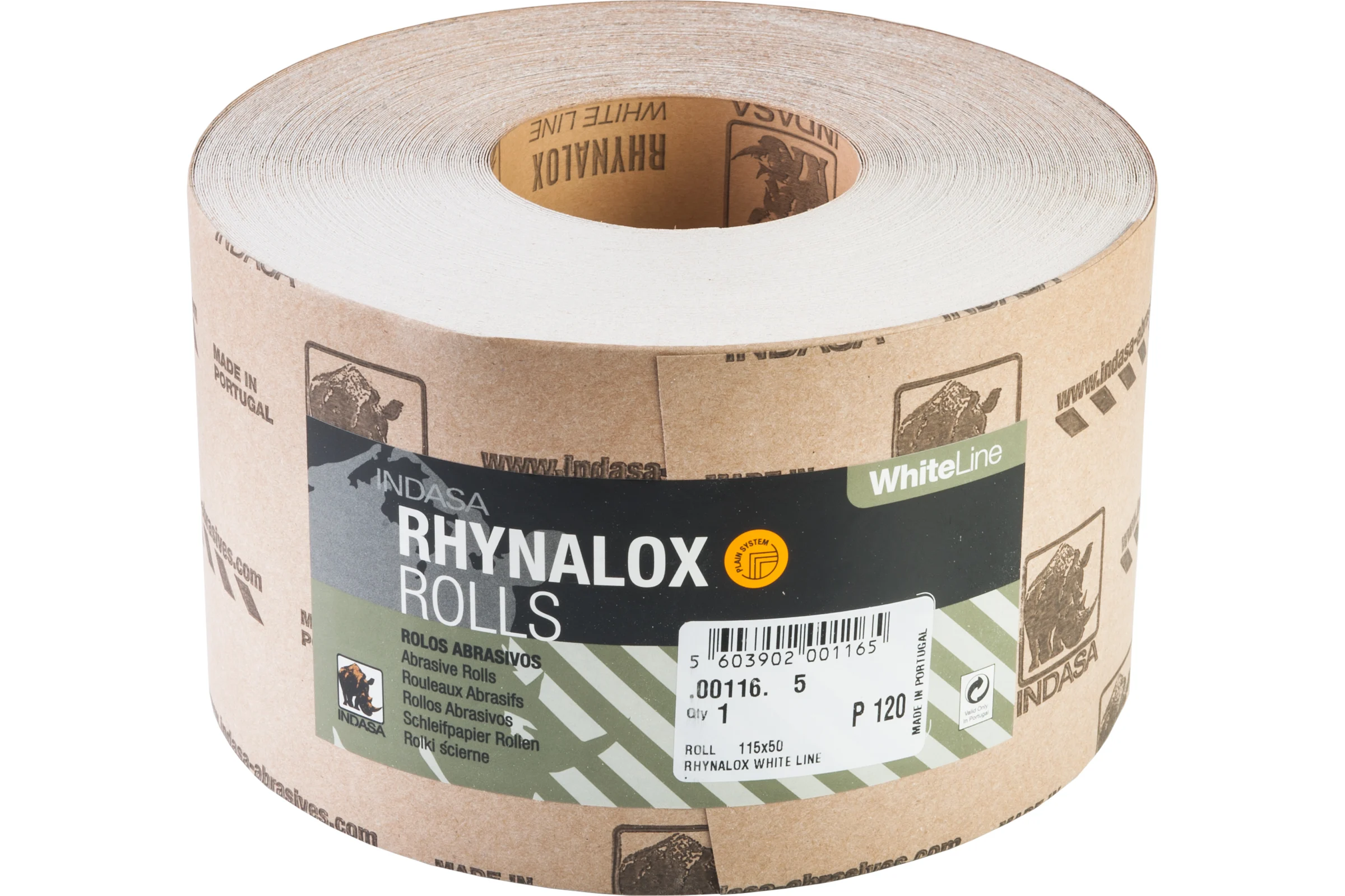 Рулон RHYNALOX (115 мм; 50 м; Р120) INDASA 00116