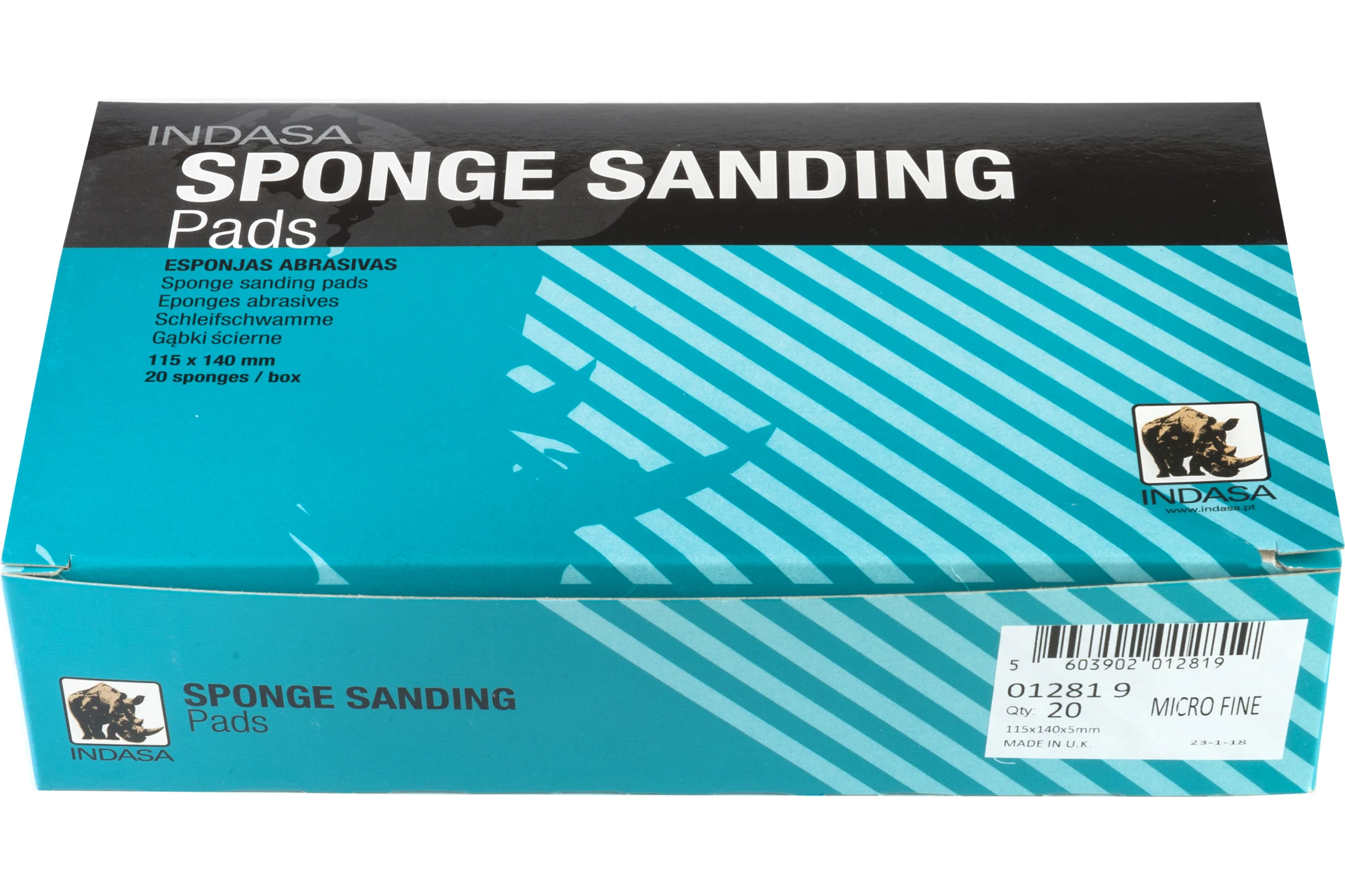 Губка абразивная RHYNO SPONGE (20 шт; 115х140х5 мм; MicroFine) INDASA 01281