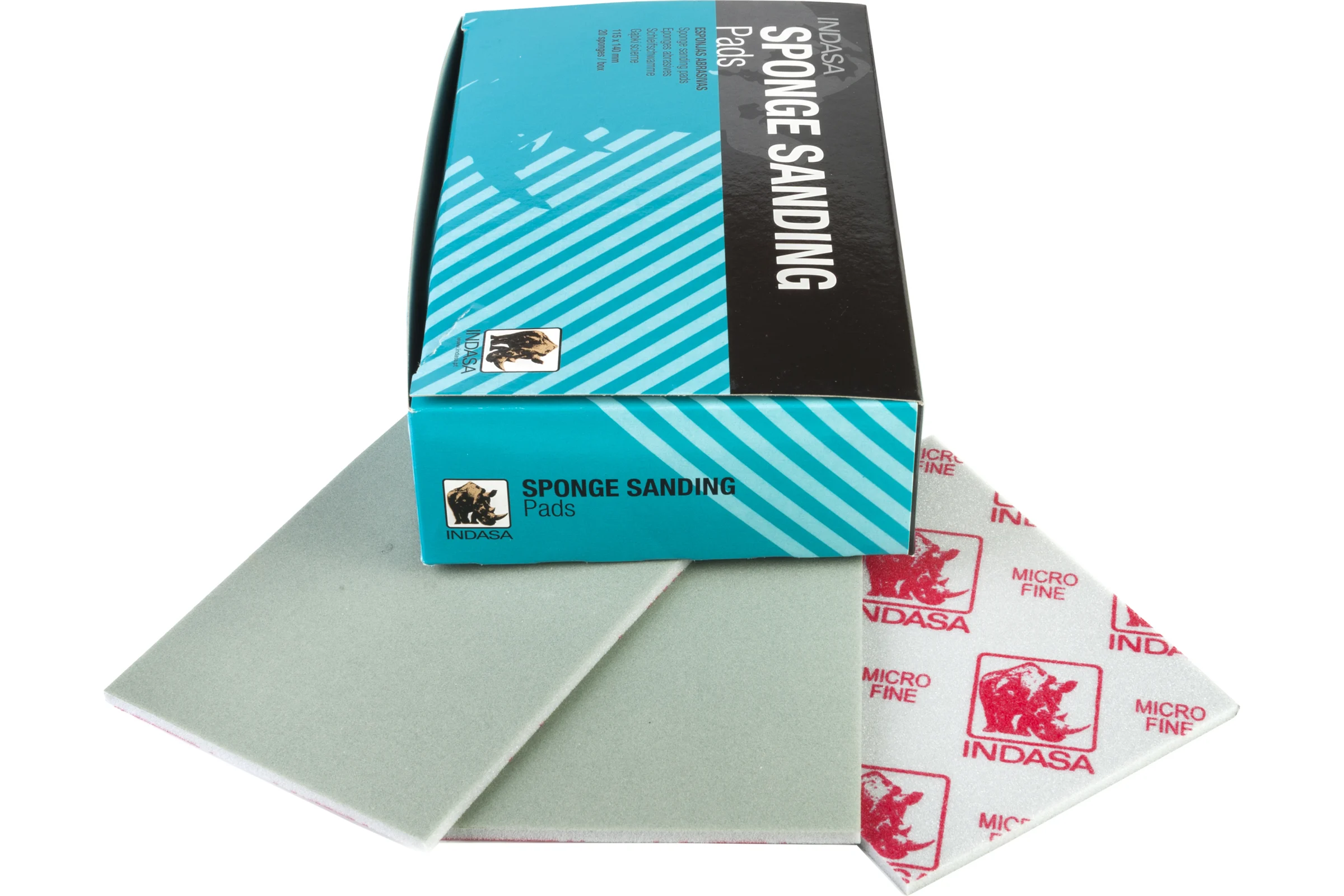 Губка абразивная RHYNO SPONGE (20 шт; 115х140х5 мм; MicroFine) INDASA 01281