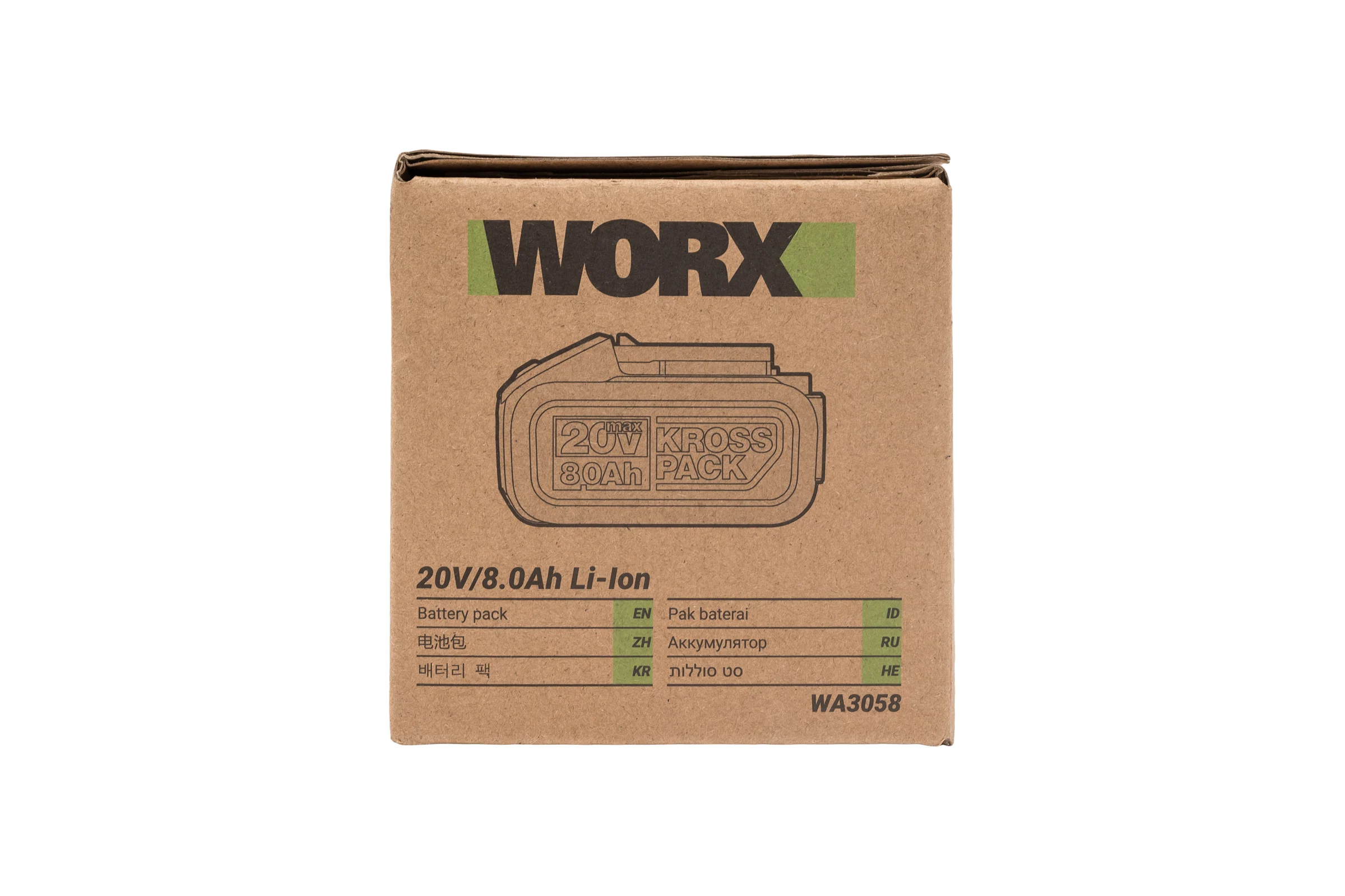 Аккумулятор WORX Professional 20В, 8А*ч WA3058