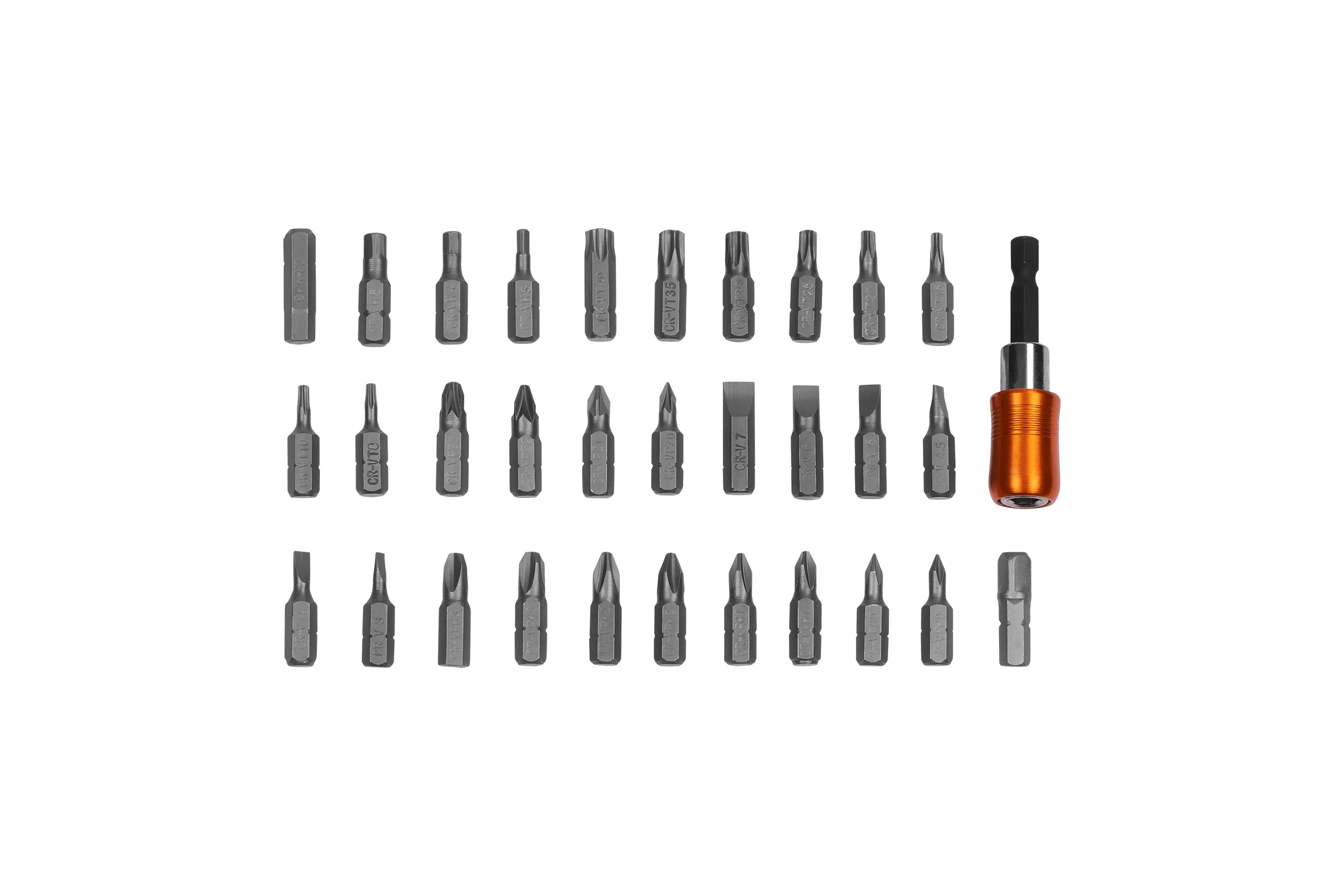 Набор бит Kolner 32 предмета, KBITS 32C, бита 25мм/6.35мм, 30шт 8100200059