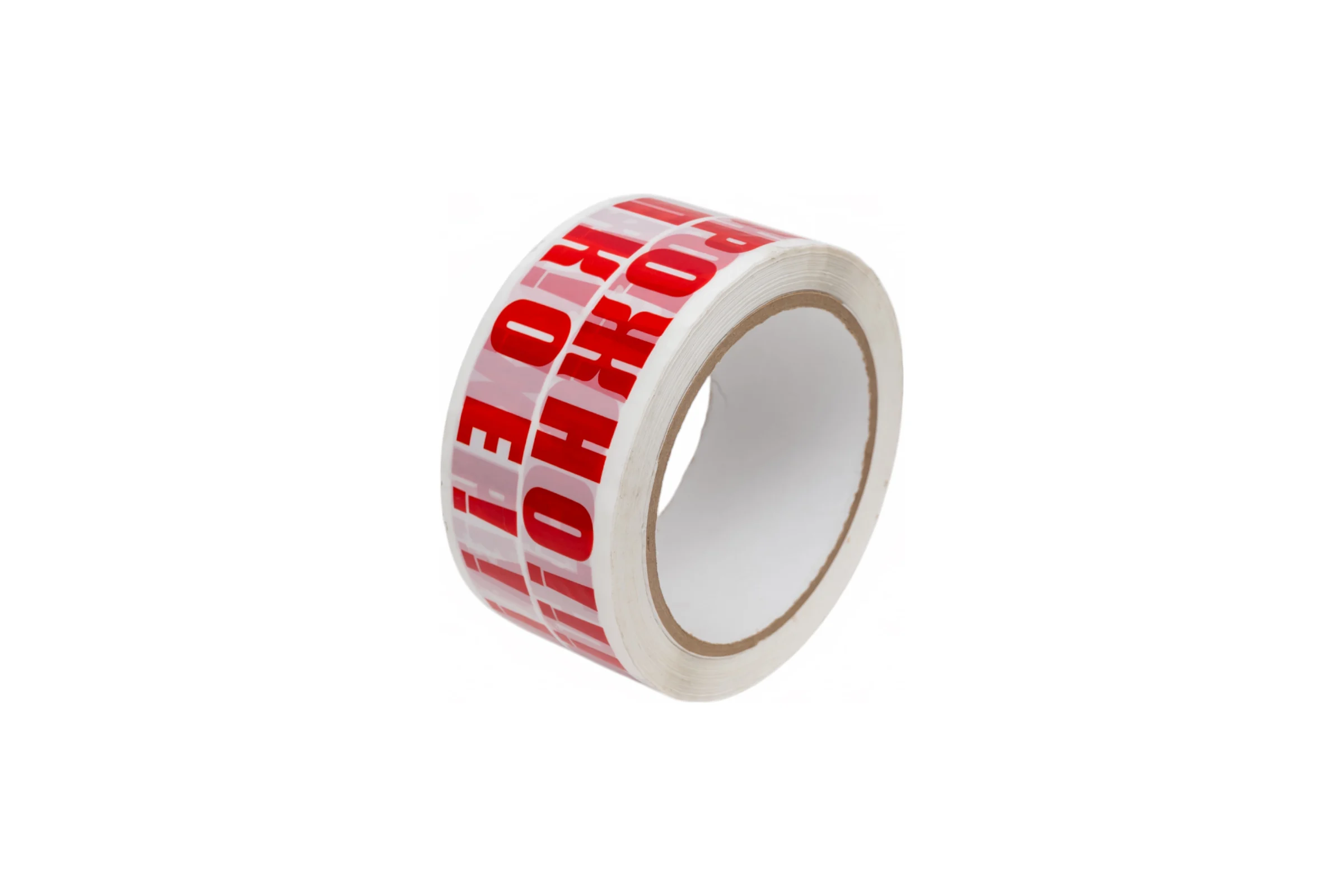Клейкая лента Ultra tape с логотипом ОСТОРОЖНО!!! ХРУПКОЕ!!!, 48мм*66м*45мкм, красный цвет на белом фоне 4687205075468