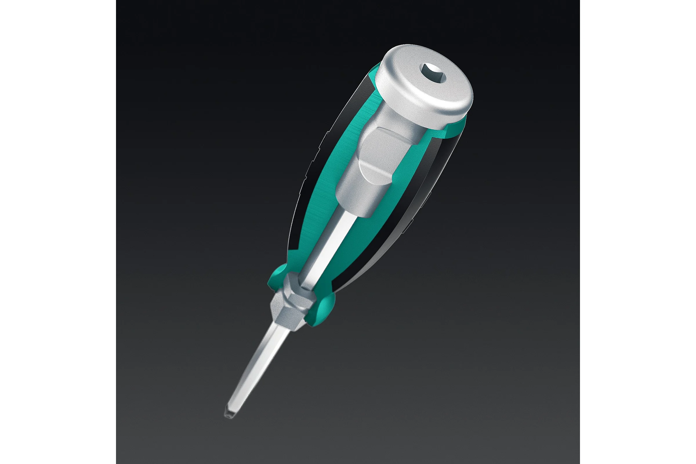 Ударная отвертка KRAFTOOL Impact SL 10, сквозной стержень Cr-Mo 250033-10