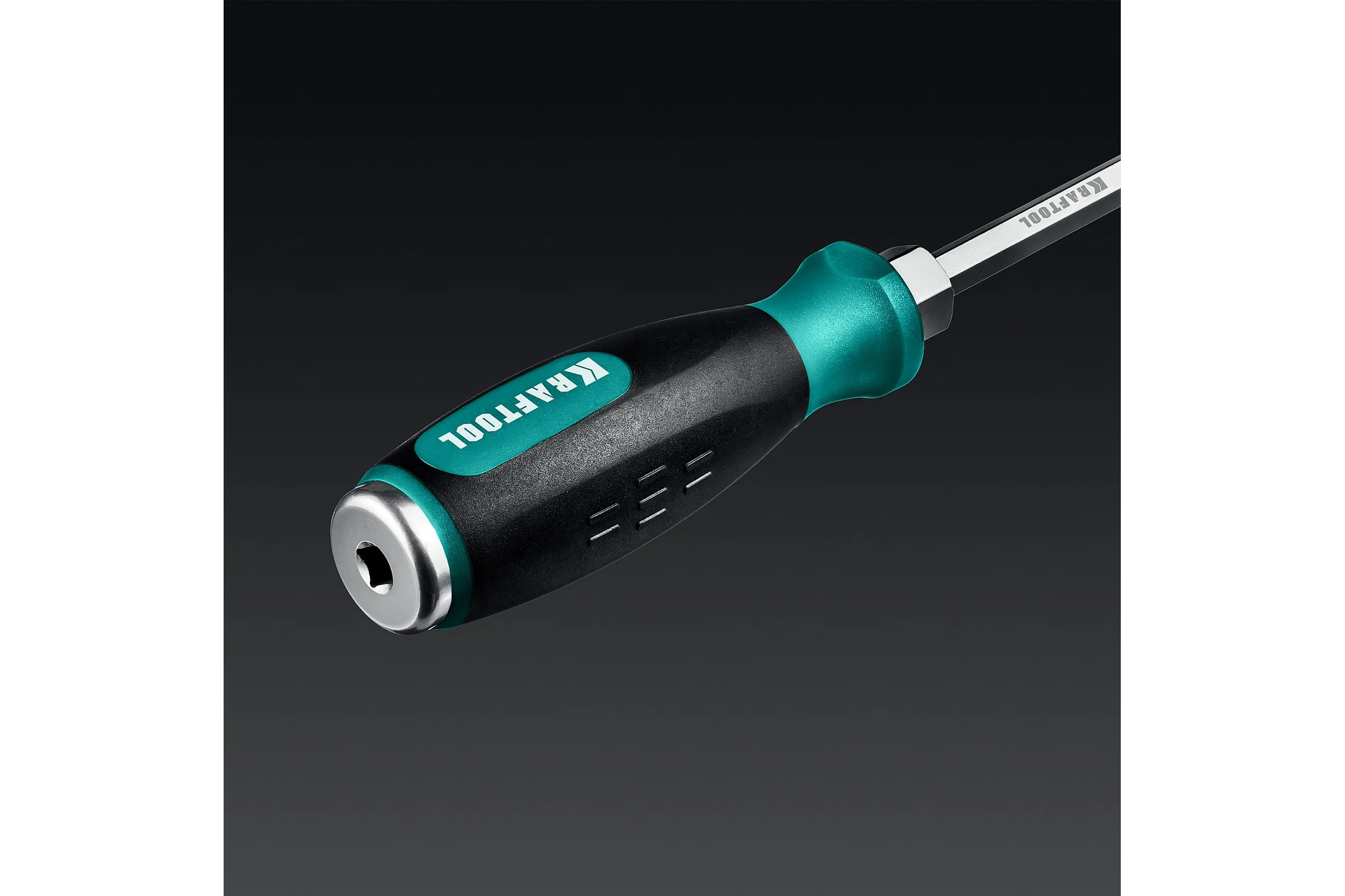 Ударная отвертка KRAFTOOL Impact PH 4, сквозной стержень Cr-Mo 250034-4