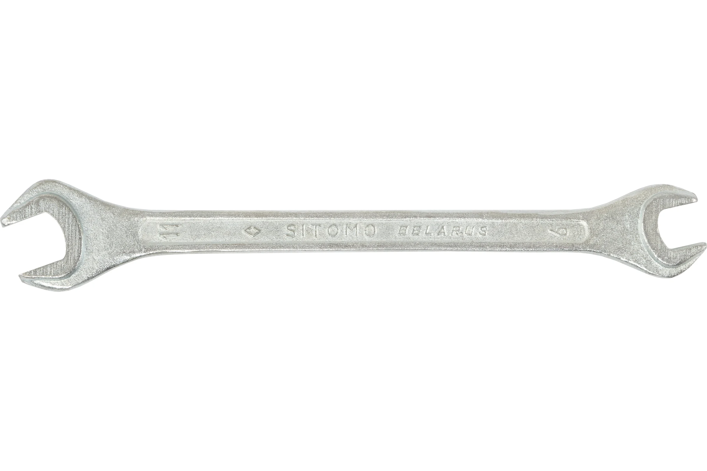 Ключ гаечный SITOMO BELARUS рожковый, двусторонний, 9x11 мм, оцинкованный 1141577