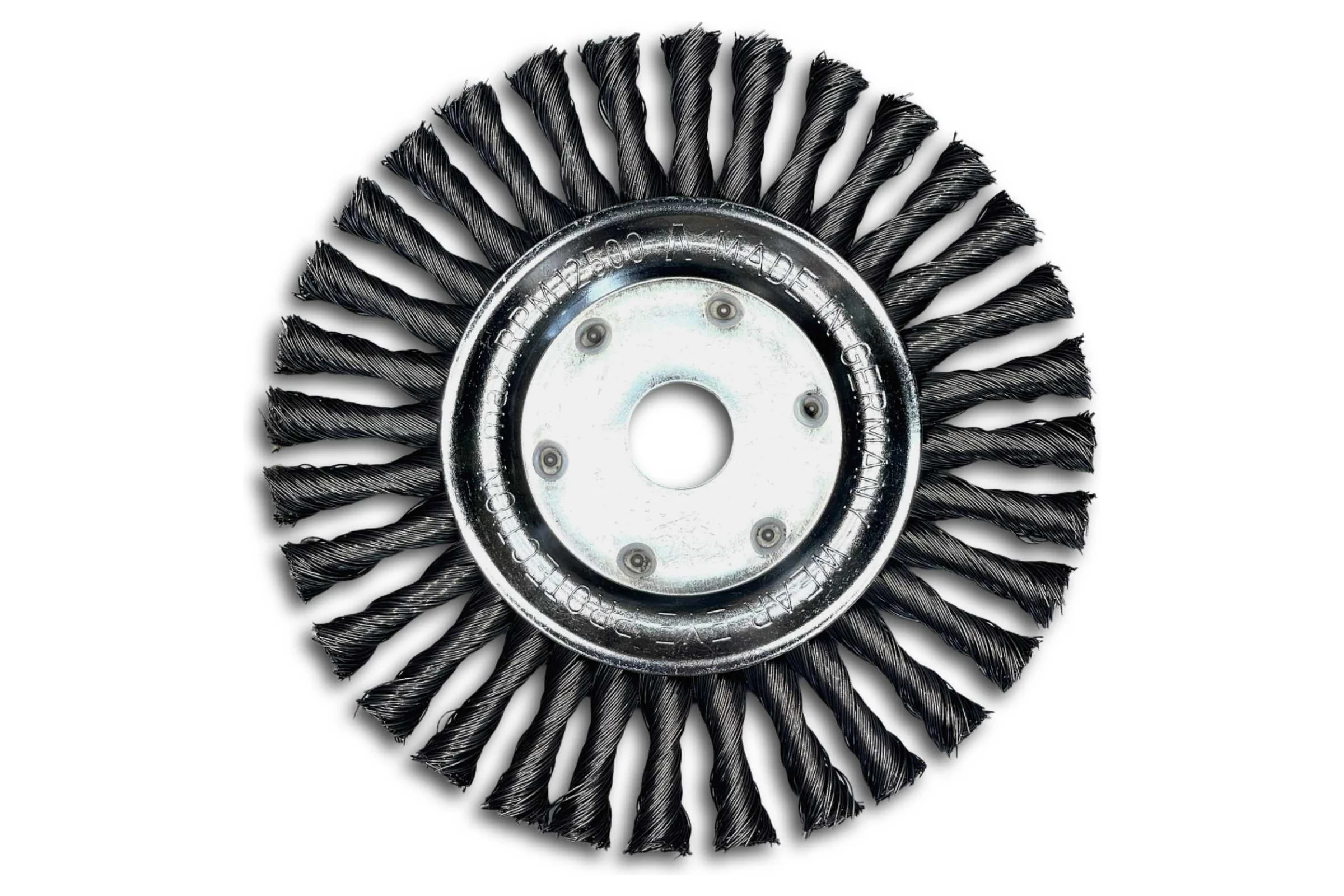Щетка дисковая жгутовая Lessmann Д178х14х22,2х0,5мм, сталь, 32 жгута 475211OP