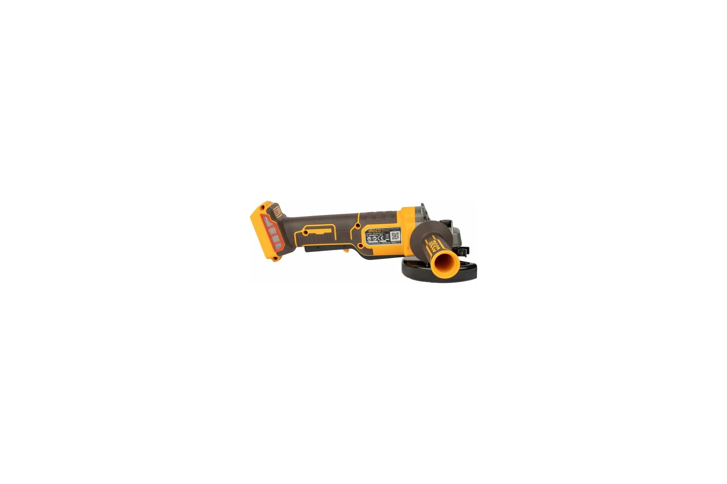 Аккумуляторная УШМ INGCO SUPER INDUSTRIAL 20В, BL 115мм, без АКБ и ЗУ CAGLI211156