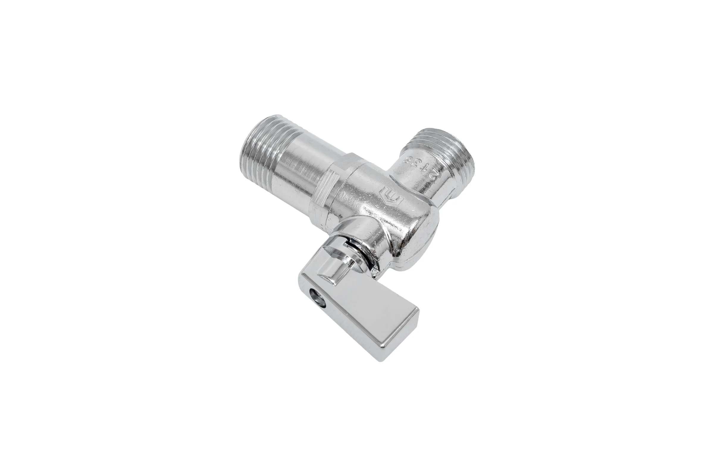 Кран угловой FIV 1/2-1/2", хром 7700C025