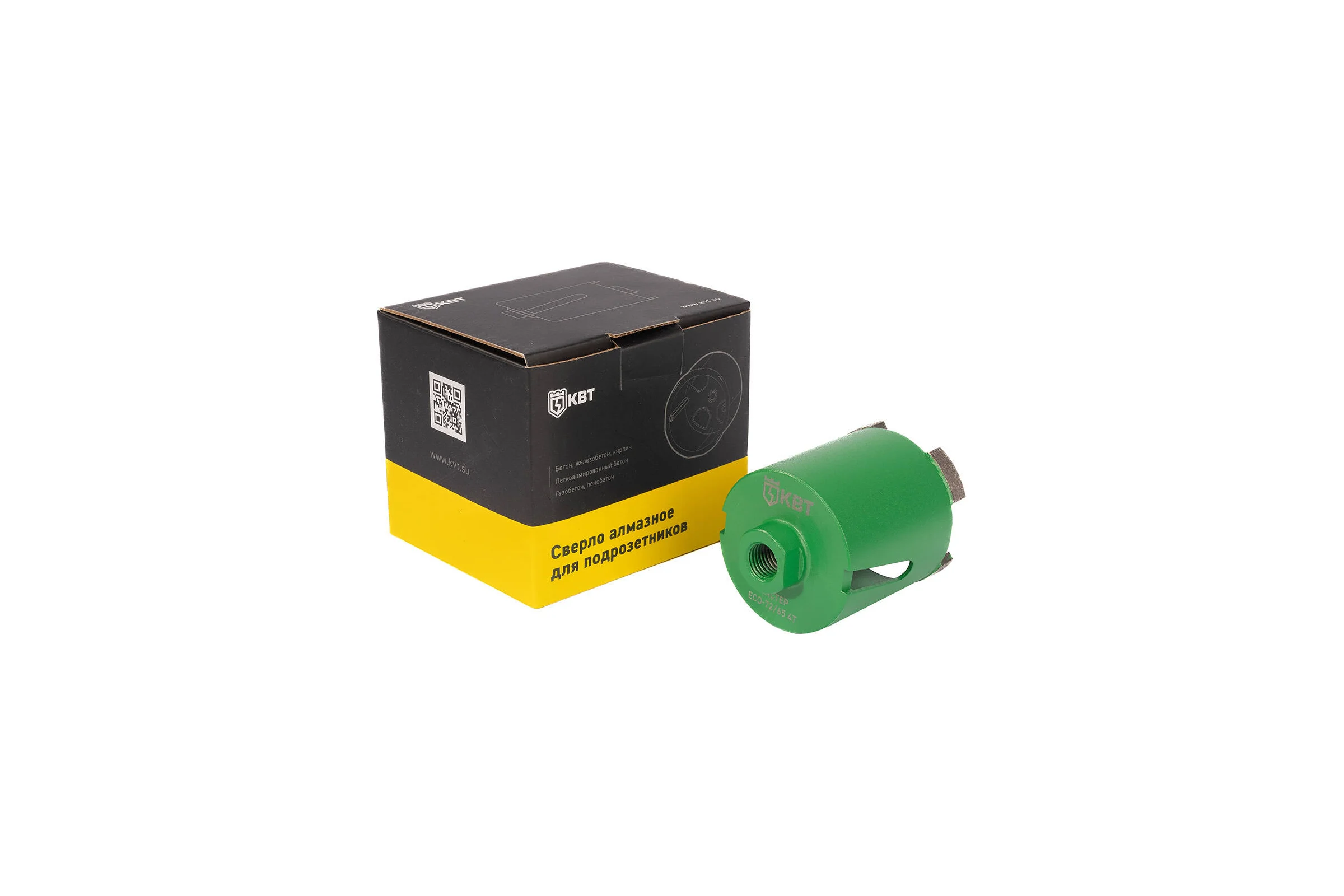 Коронка КВТ ECO 72/65 мм, 4T серия МАСТЕР 102555
