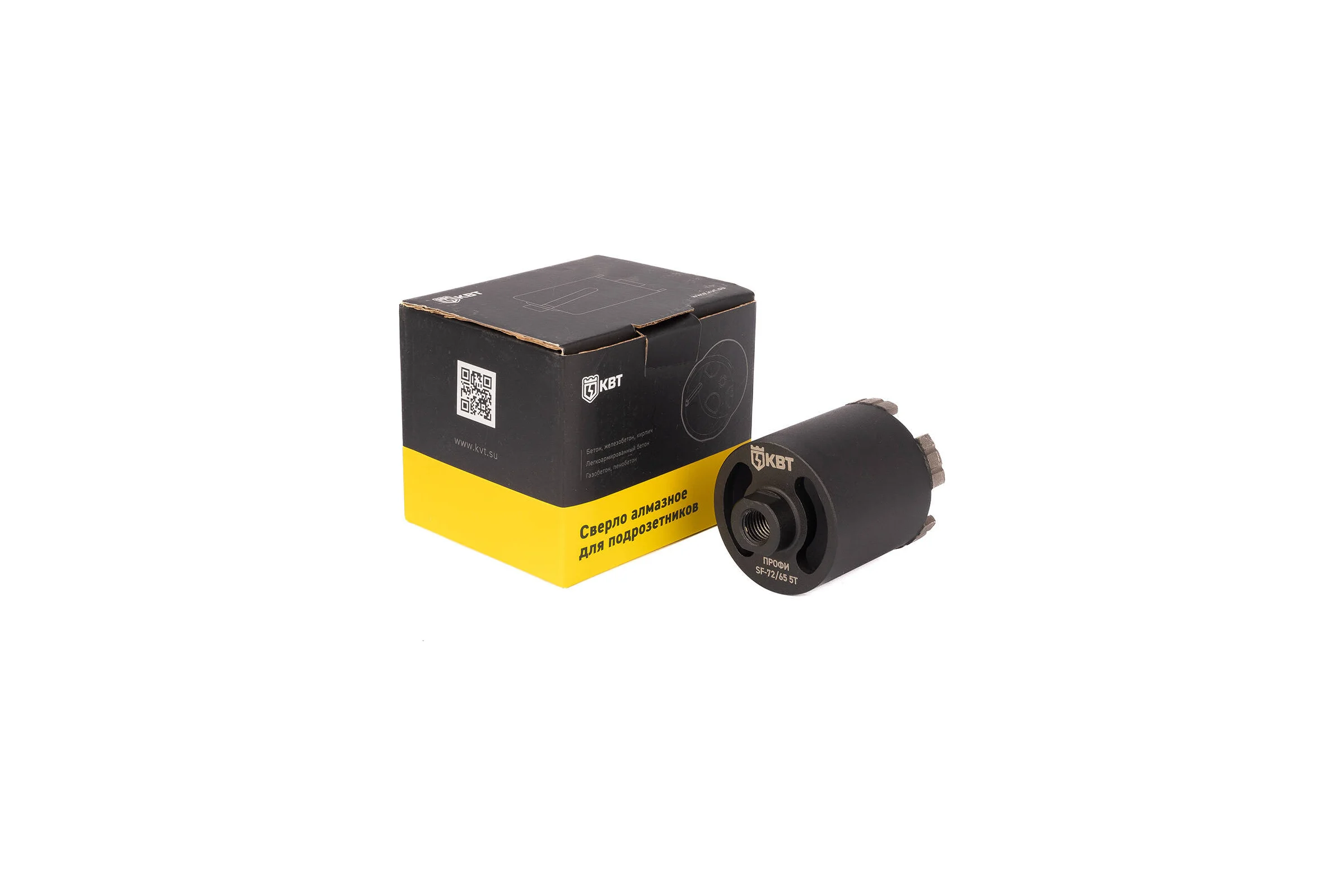 Коронка КВТ SF 72/65 мм, 5T серия ПРОФИ 102557