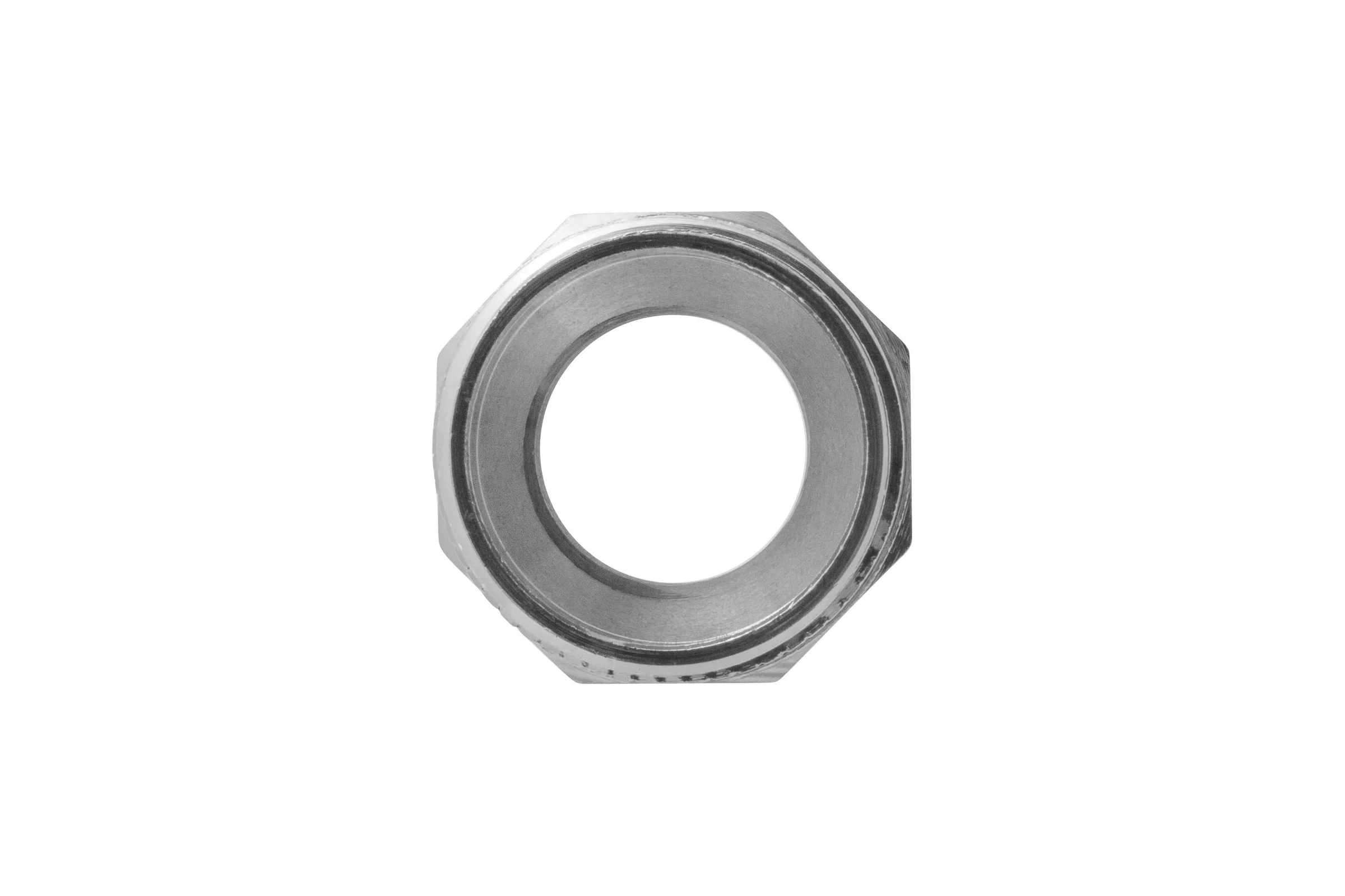 Футорка 1.1/4" х 3/4" сантехническая MPF переходник латунная никелированная наружная-внутренняя резьба ИС.072208